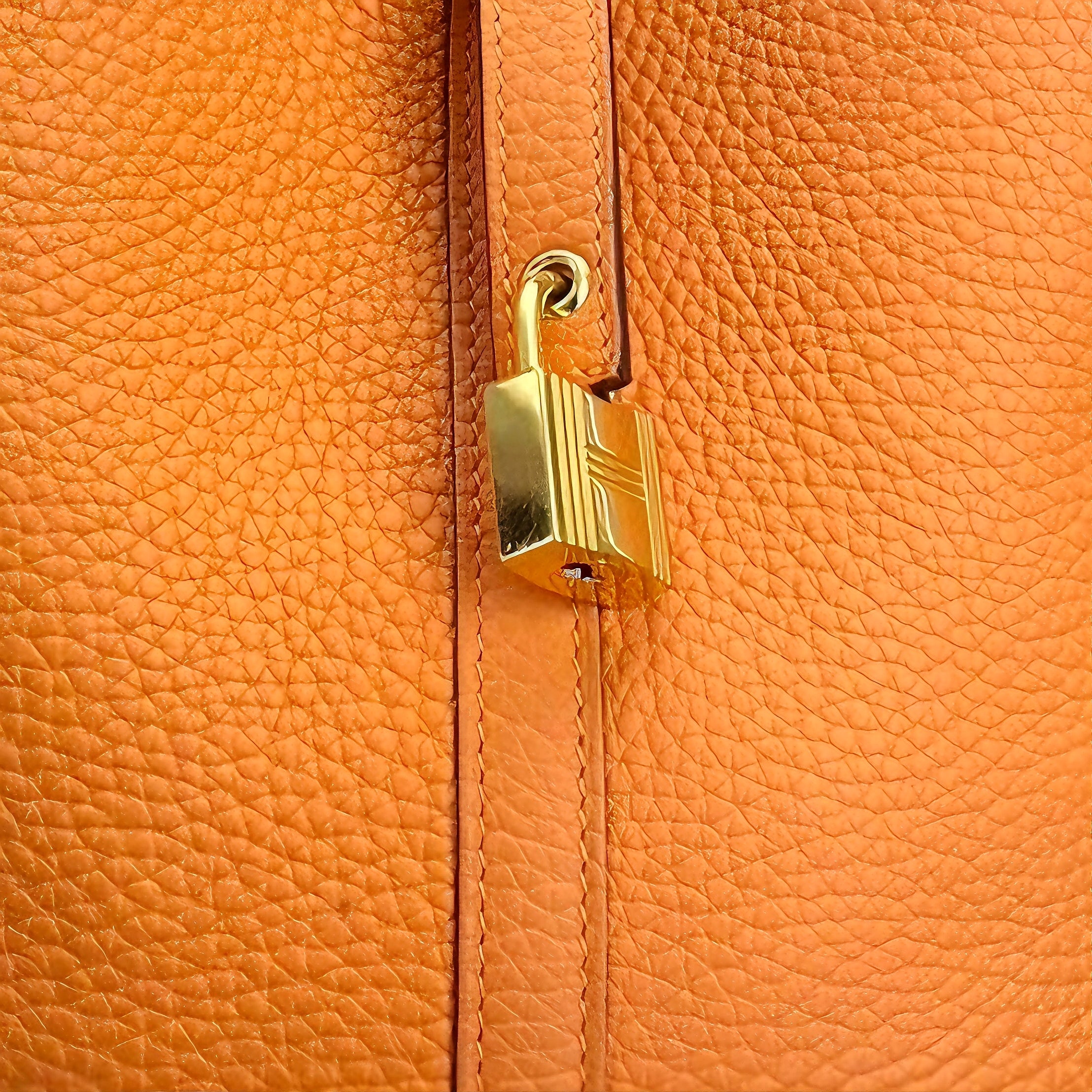 Hermès Picotin Lock 22 Bag GHW（Orange） U stamp