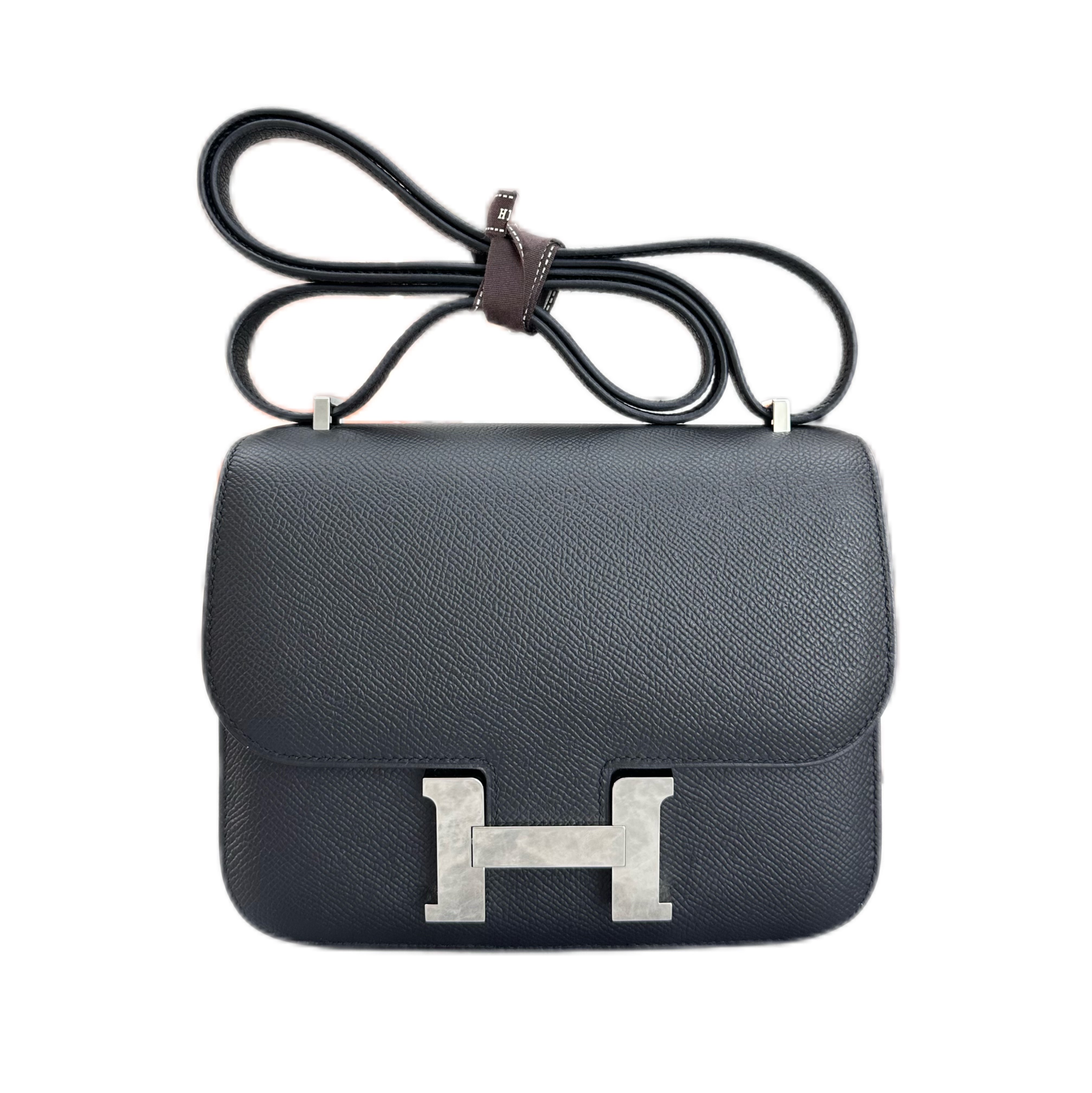 Hermès Constance III Mini Bag Silver Hardware Noir（Black）B Stamp