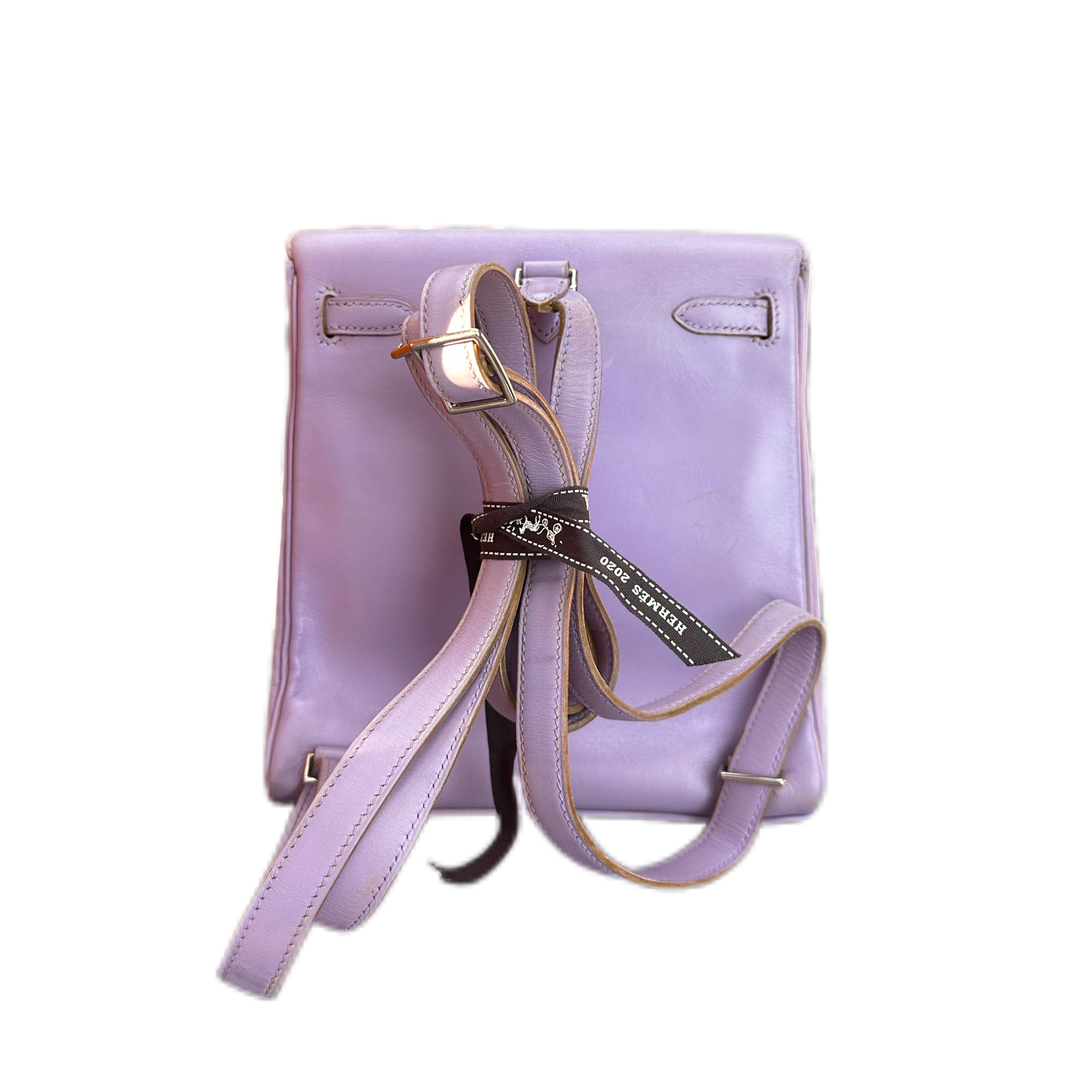 HERMÈS KELLY ADO Lilas (Light Purple) Square E Stamp Vintage