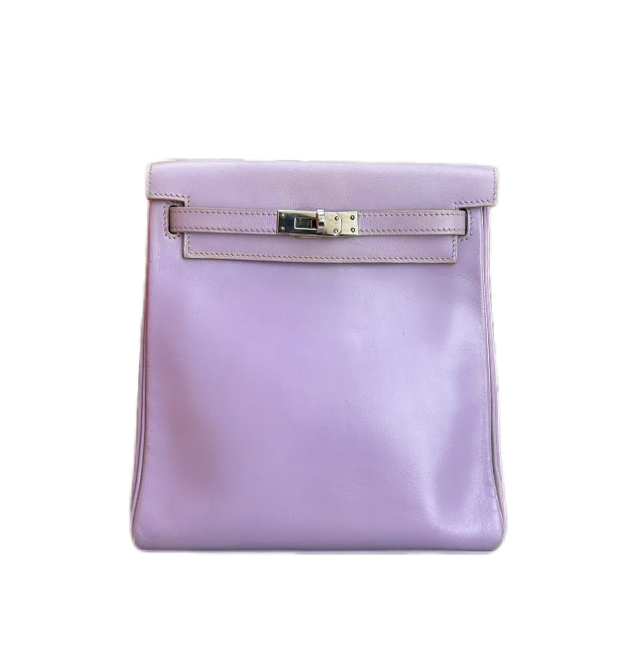 HERMÈS KELLY ADO Lilas (Light Purple) Square E Stamp Vintage