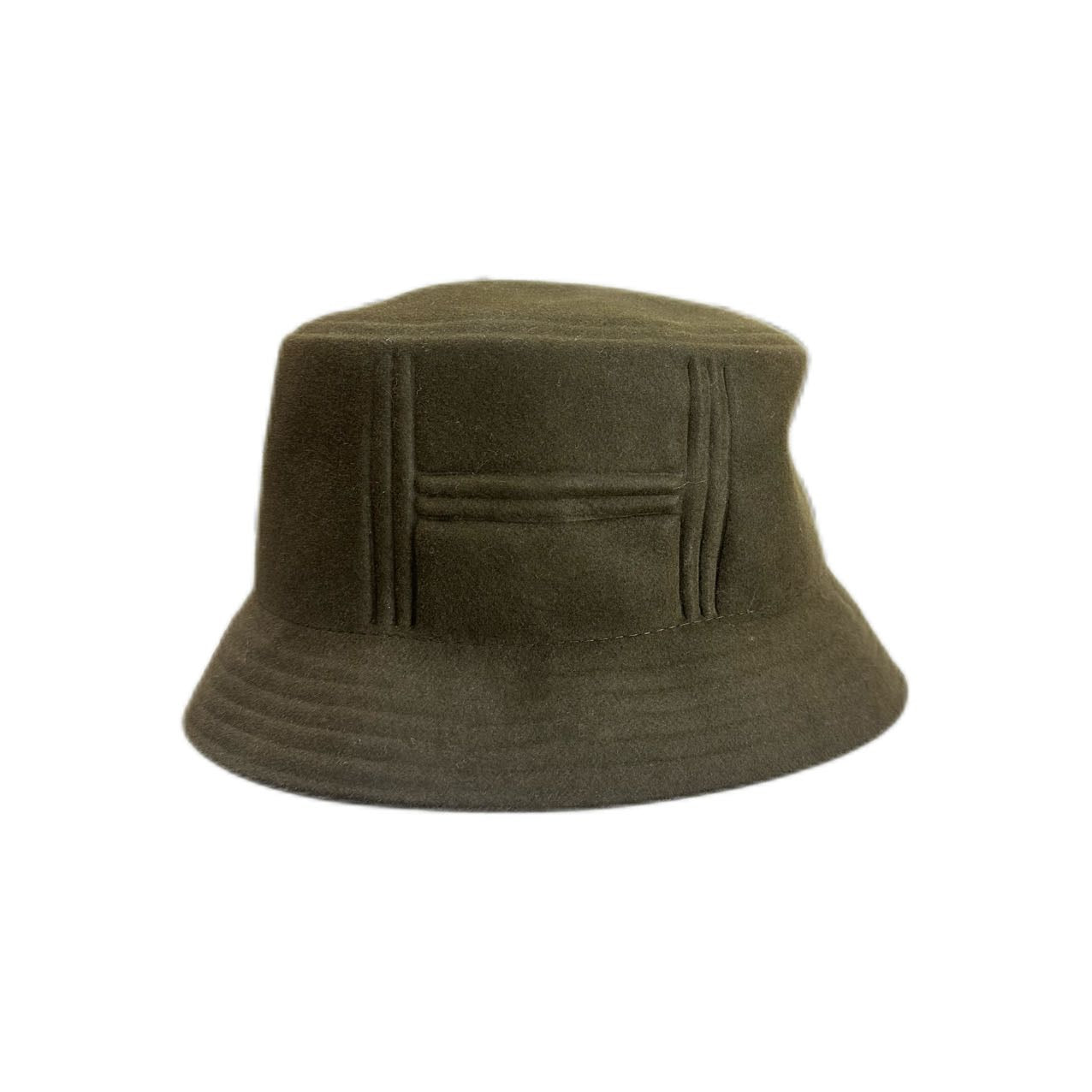 HERMÈS Dalton Bucket Hat (Dark Green) 60