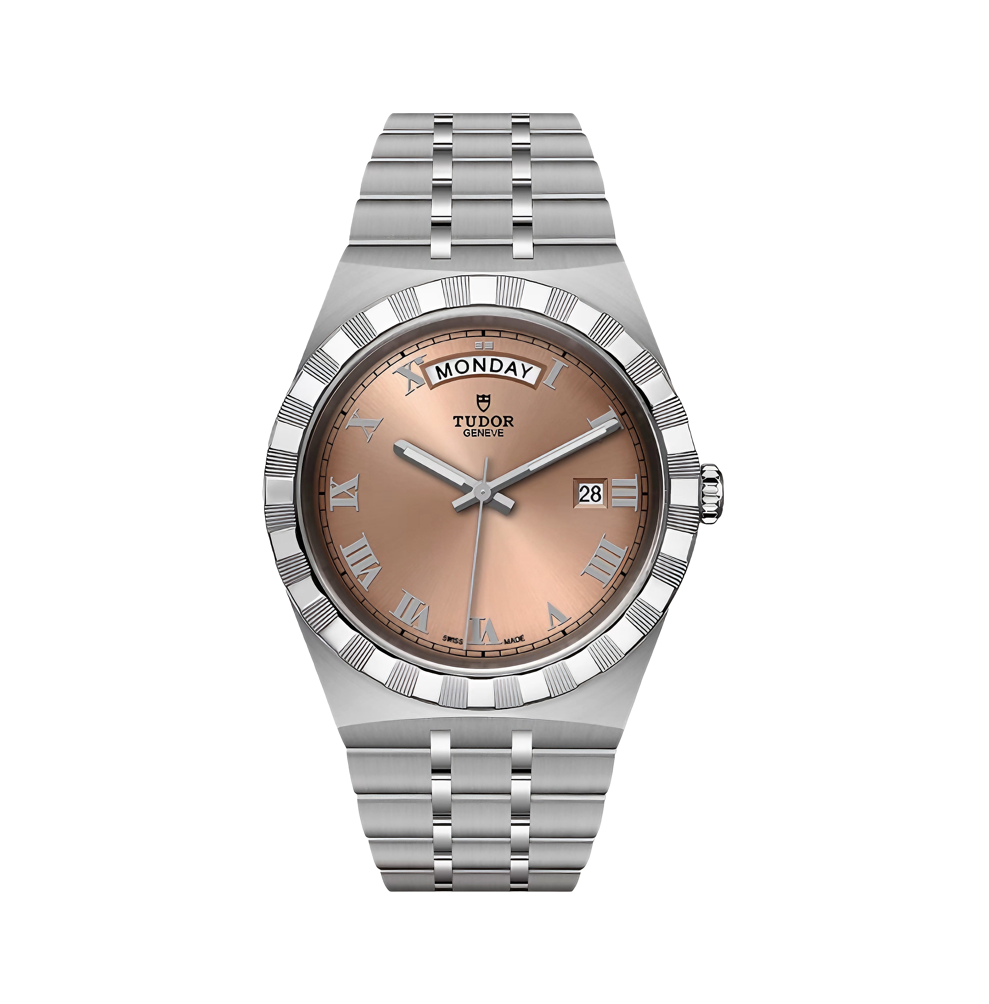 TUDOR 28600 ROYAL 41 Salmon dial,  steel case