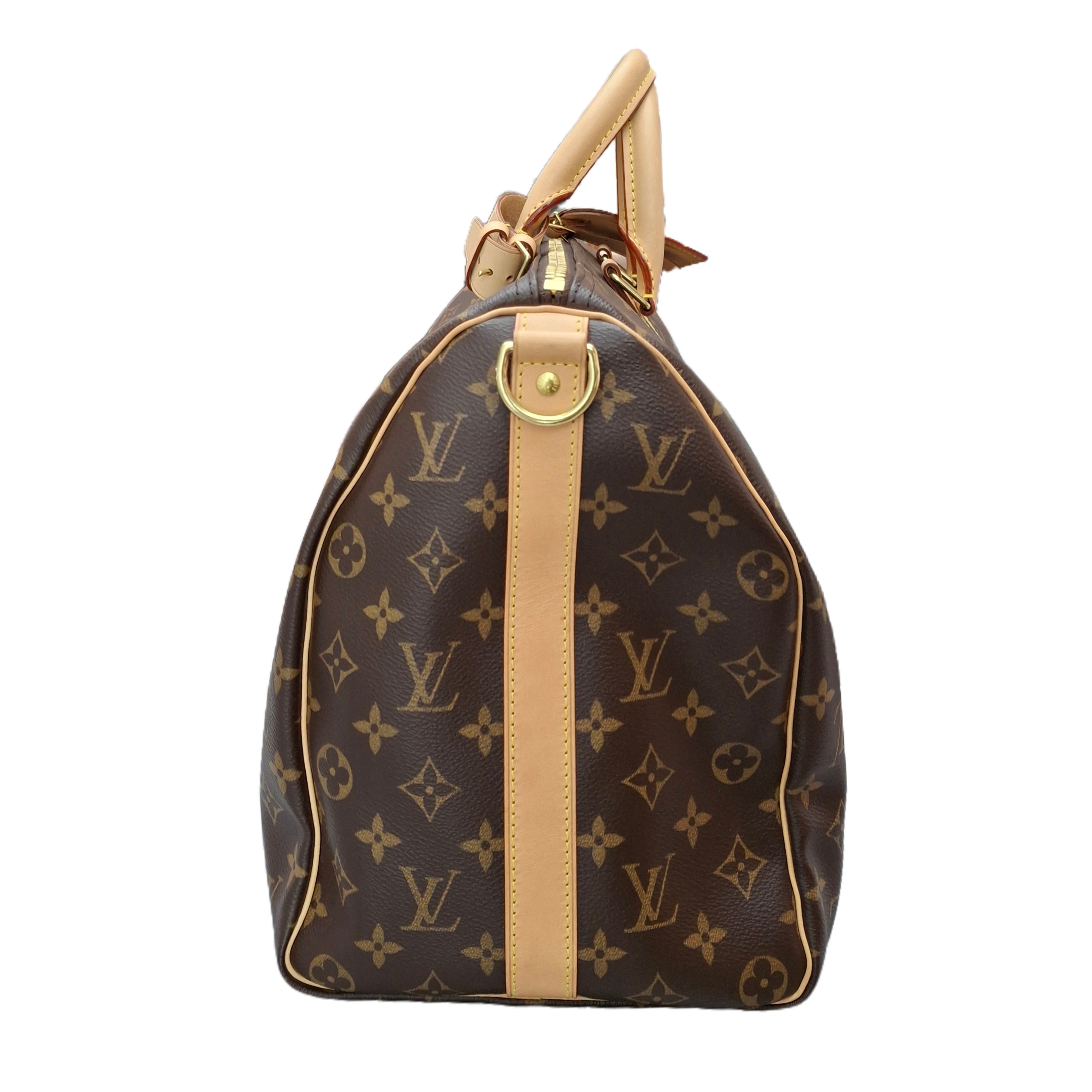 Louis Vuitton Keepall Bandoulière 45 Monogram Canvas (Beige) Excellent condition