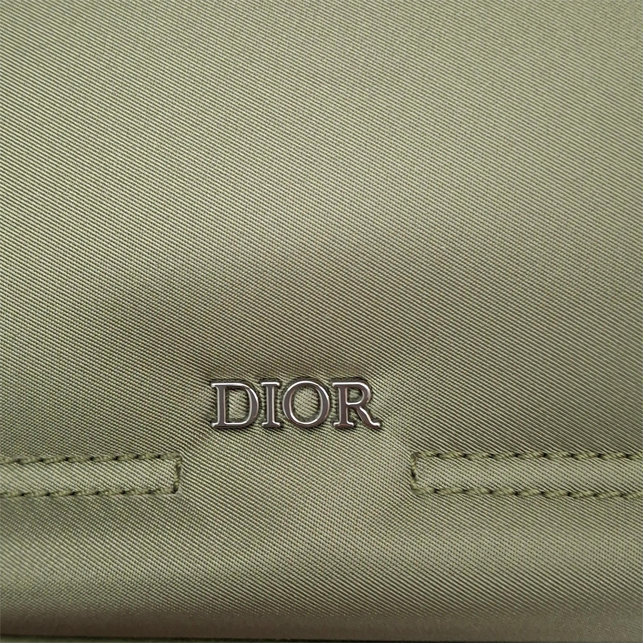 CHRISTIAN DIOR x Sacai  2021 Saddle Tote Satchel (Green)