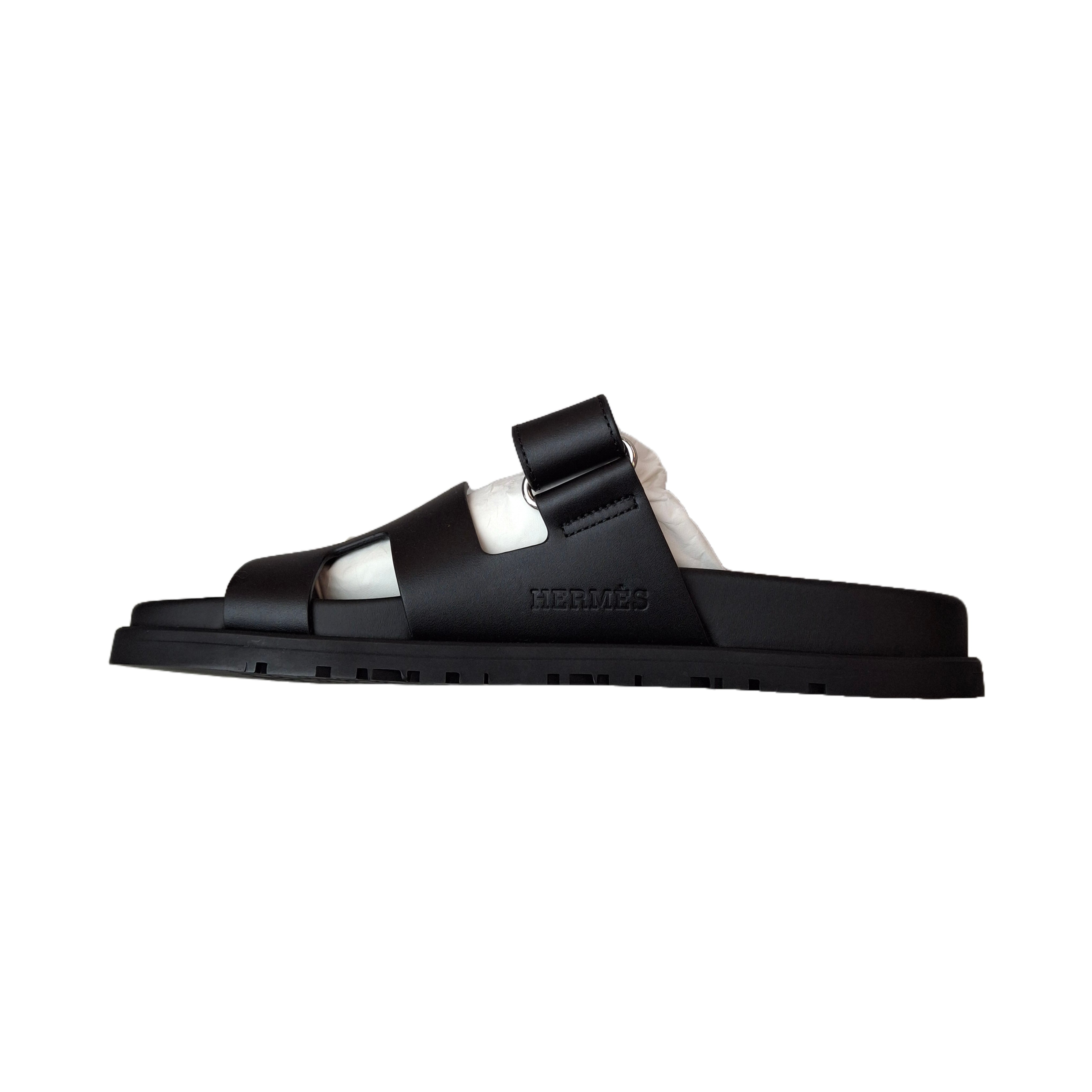 HERMÈS Chypre sandal (Black) 39