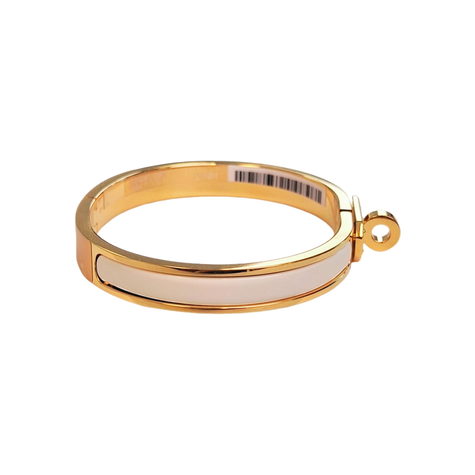 HERMÈS Mini Clic Kelly bracelet (Cream White)