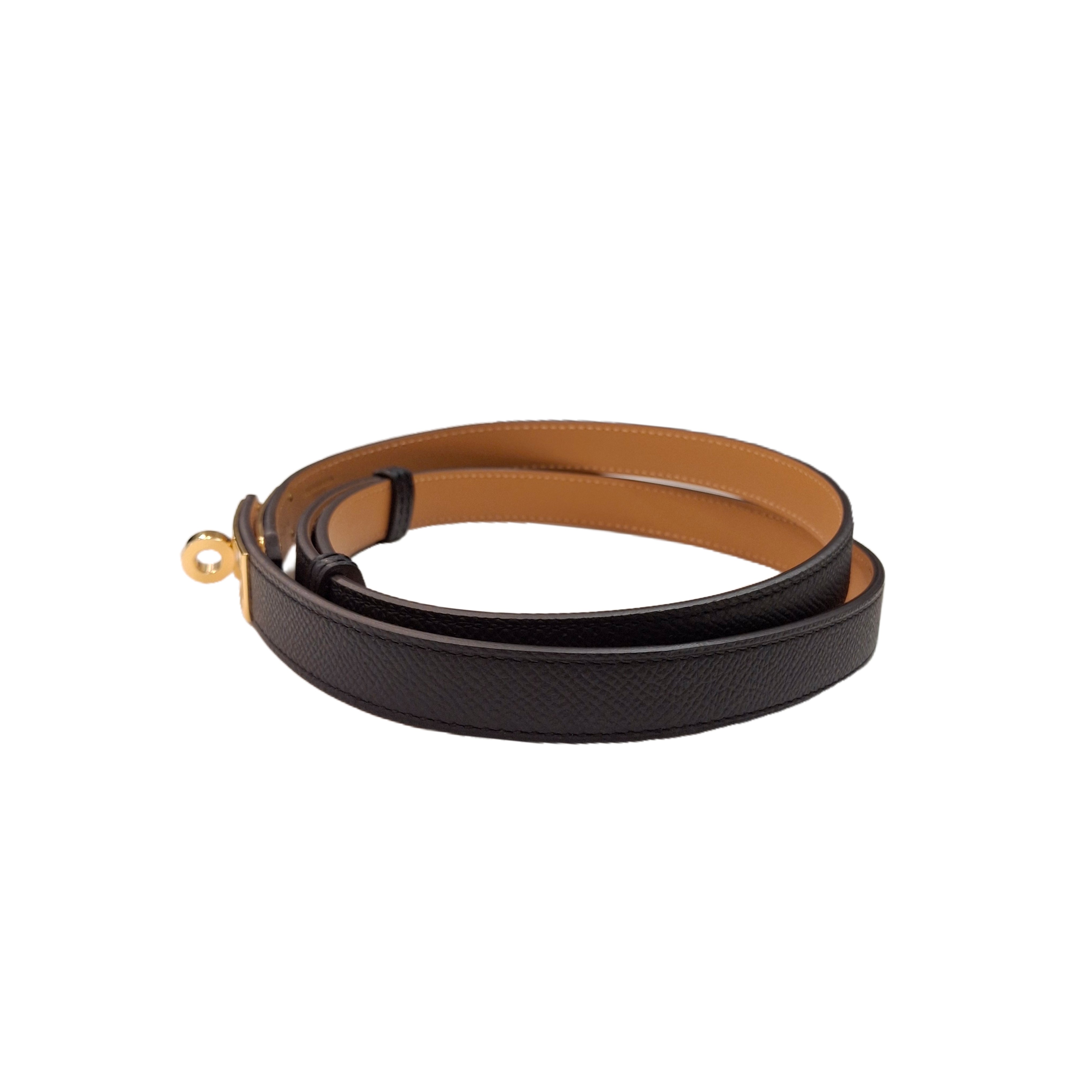 HERMÈS Kelly 18 belt Noir (Black)