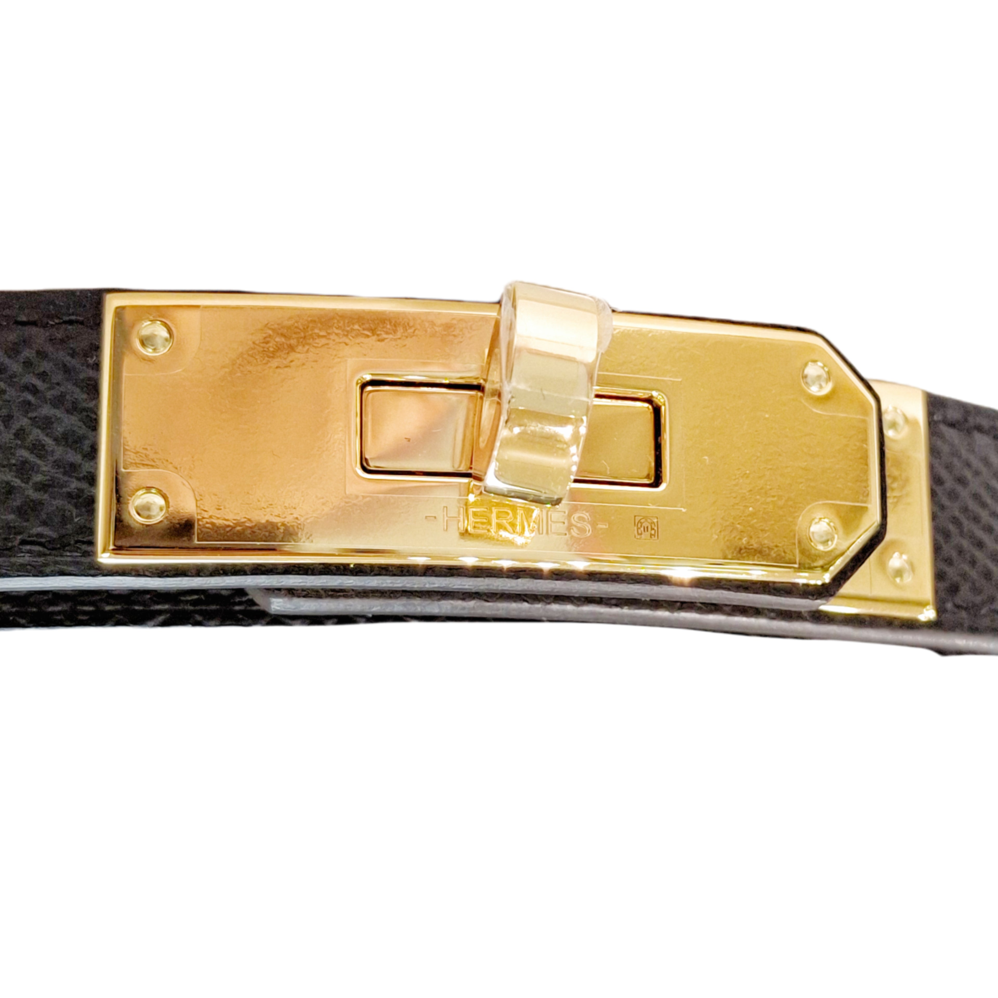 HERMÈS Kelly 18 belt Noir (Black)