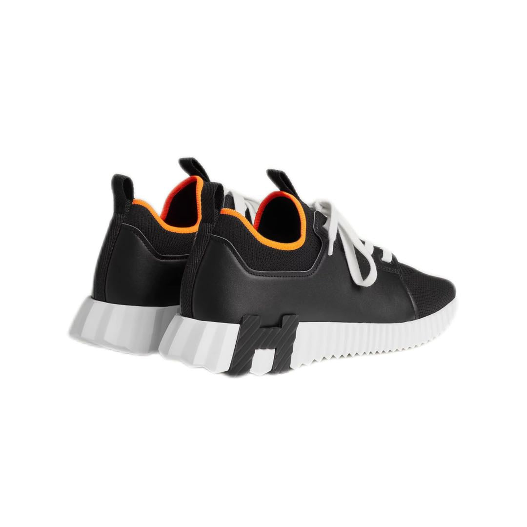 HERMÈS Depart slip-on sneaker (Black/Orange/White) 37.5