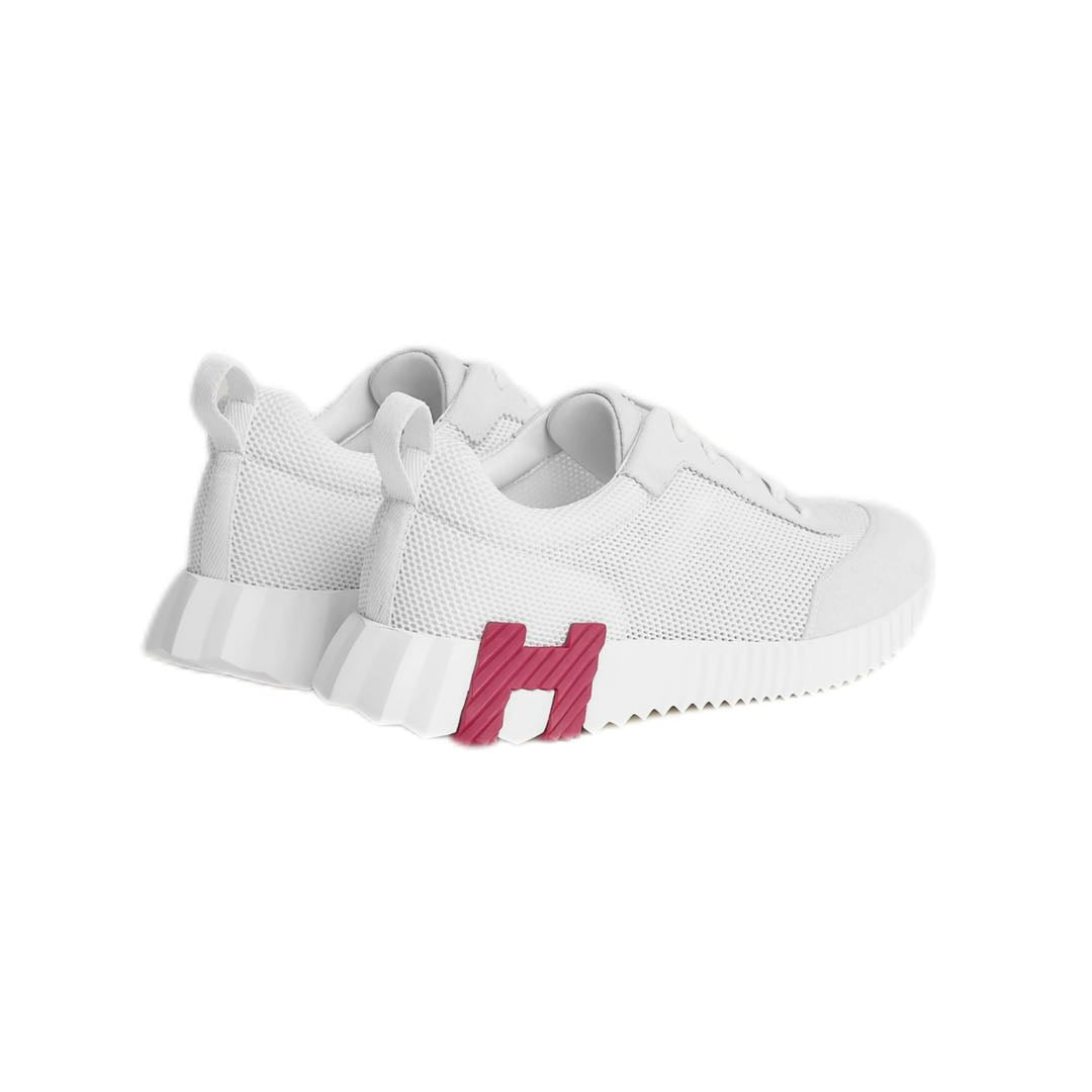 HERMÈS Bouncing Sneaker (White/Orange/Rouge) 38