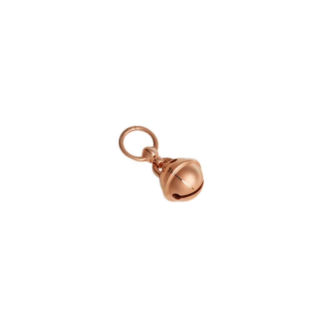 HERMÈS Charms Grelot twilly ring Plaqué Or Rose (Rose Gold)