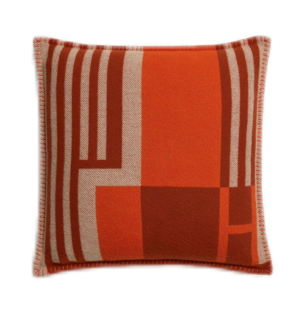 HERMÈS Ithaque pillow Cuivre (Rouge)