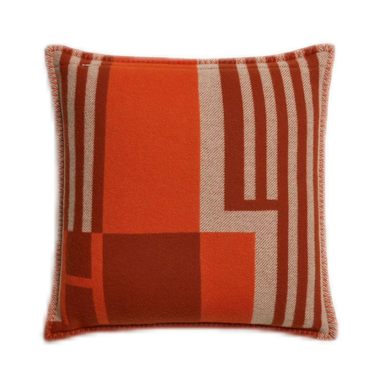 HERMÈS Ithaque pillow Cuivre (Rouge)