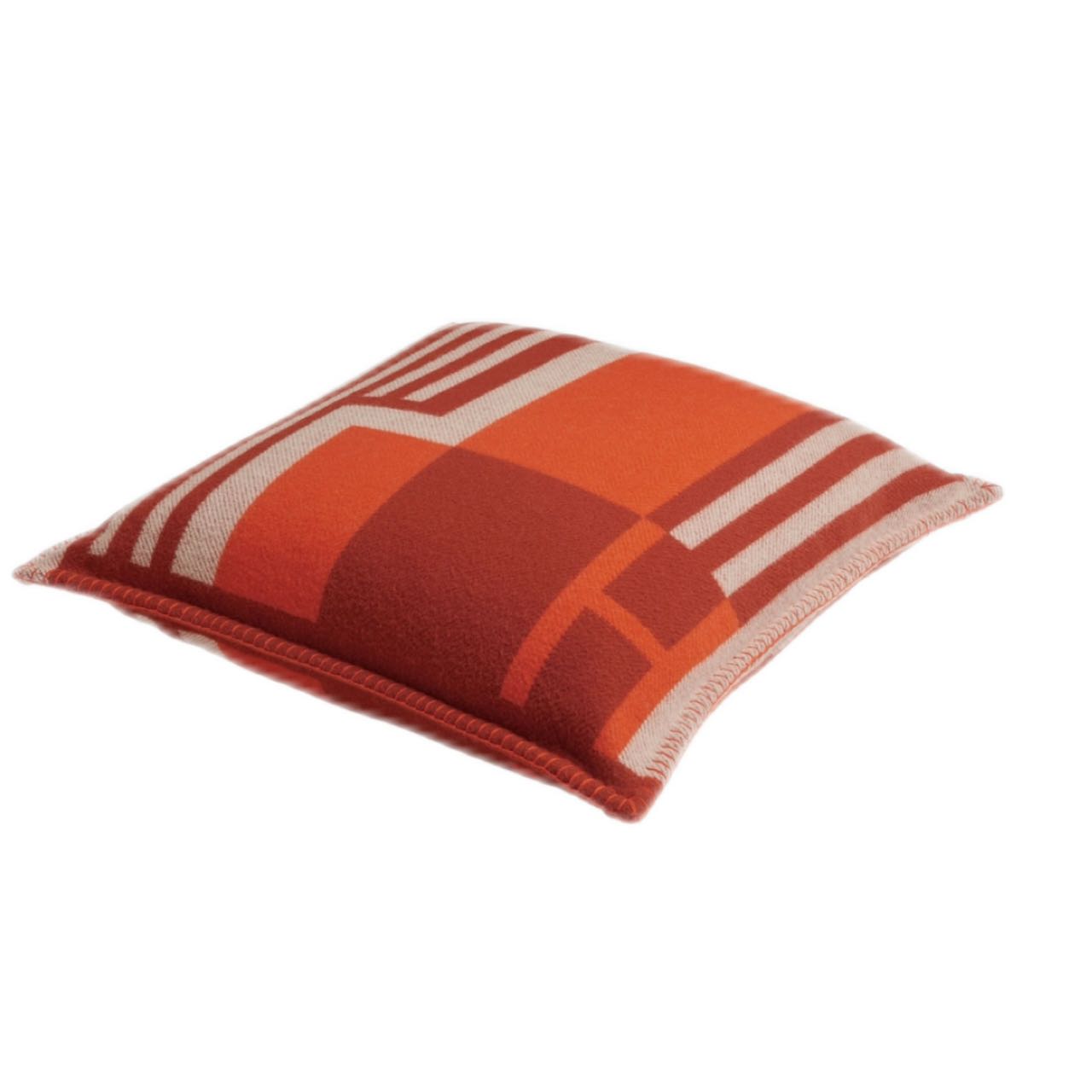 HERMÈS Ithaque pillow Cuivre (Rouge)