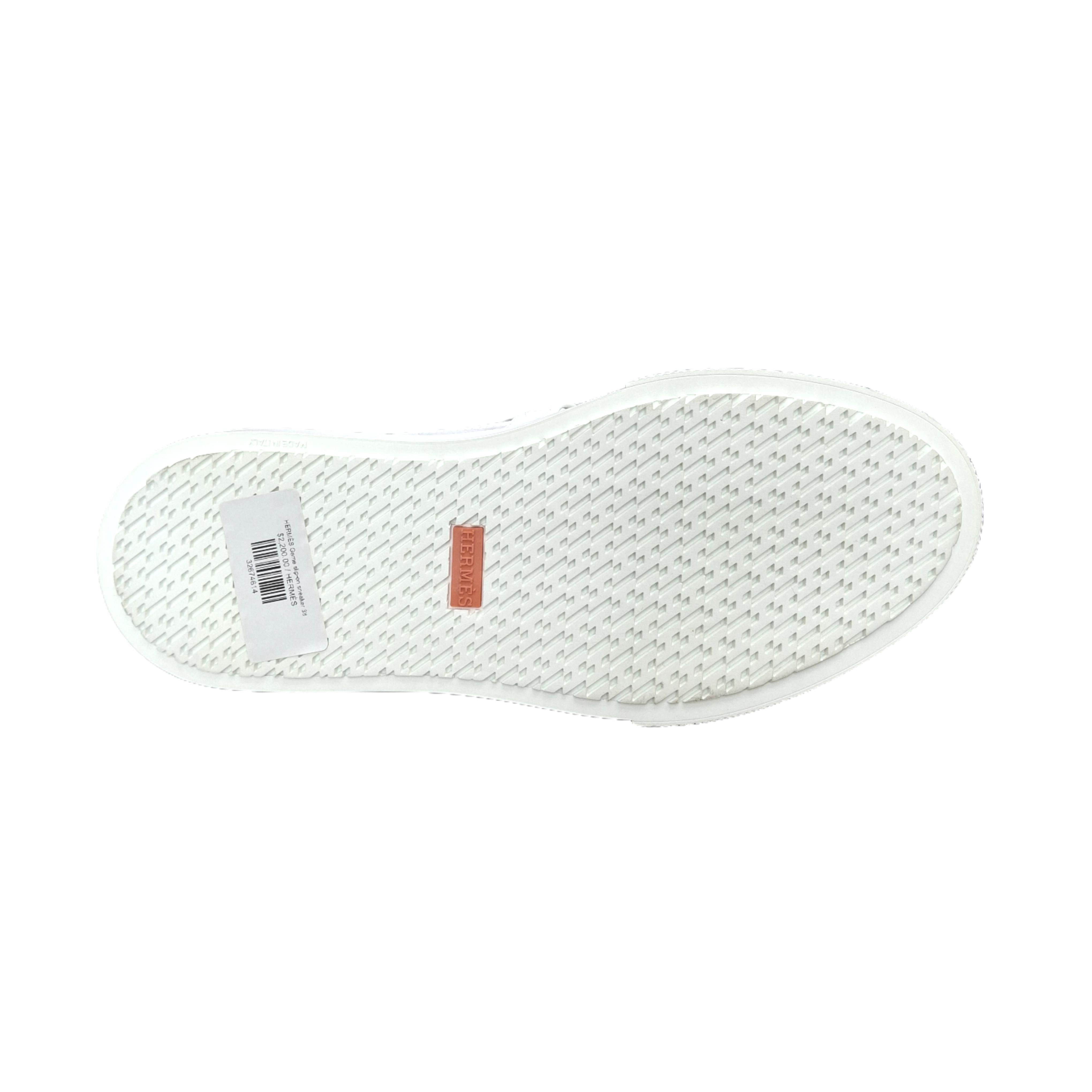 HERMÈS Game slip-on sneaker Blanc (White) 38