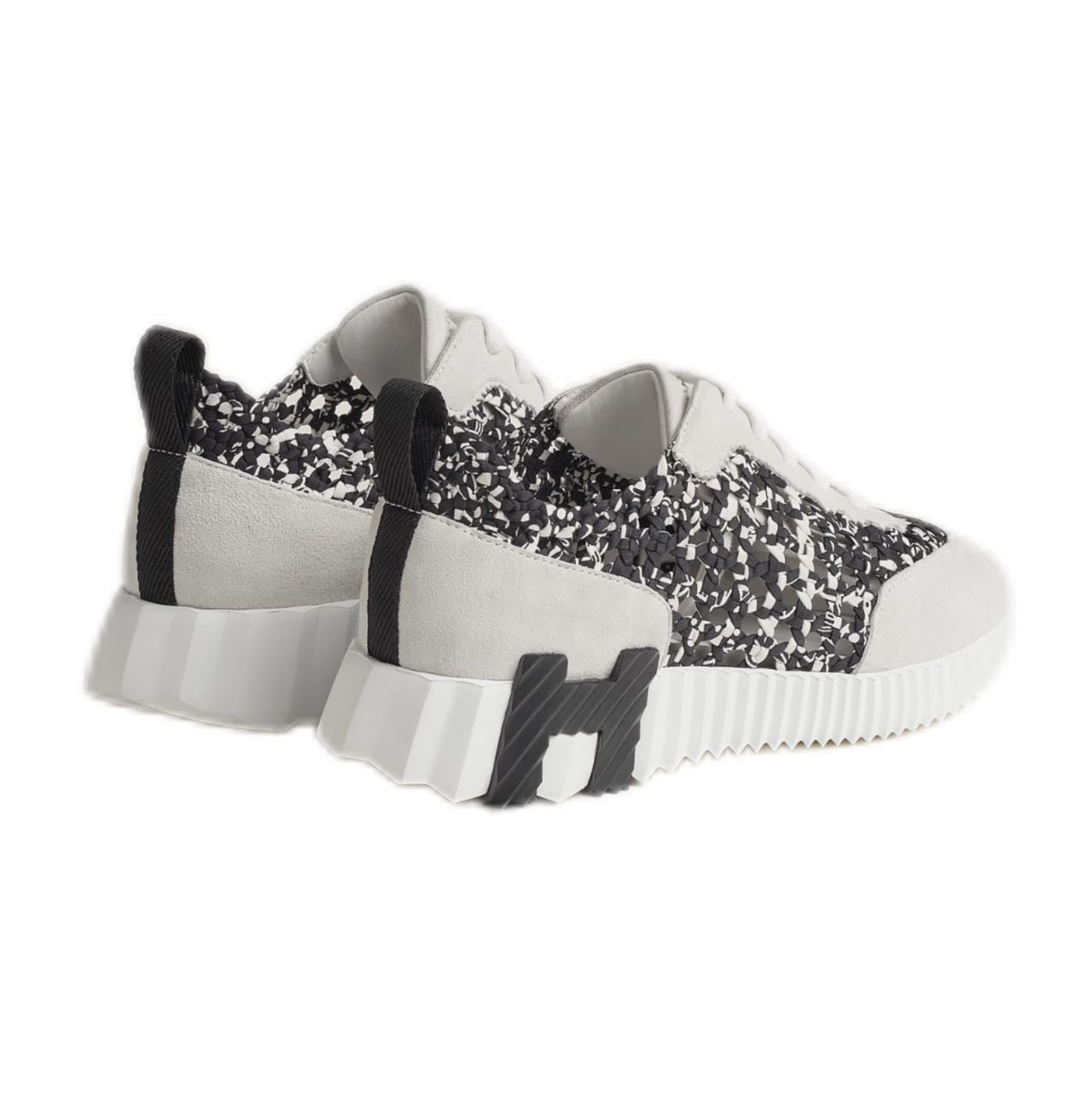 HERMÈS Bouncing sneaker Noir/Blanc (Black/White) 37