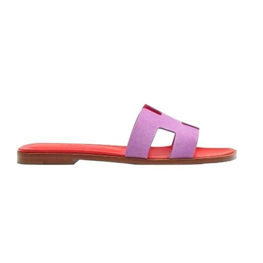 HERMÈS ORAN SANDAL Violet Parme 37.5