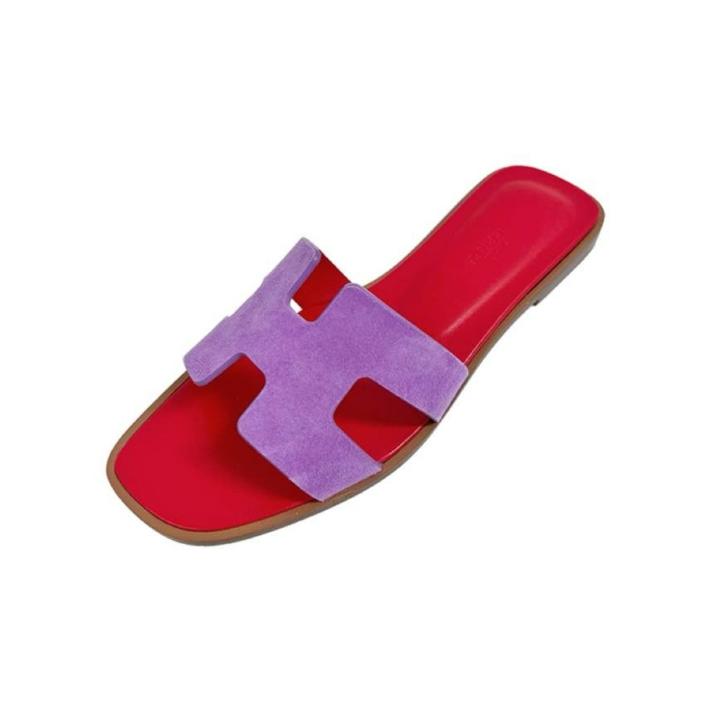 HERMÈS ORAN SANDAL Violet Parme 37.5