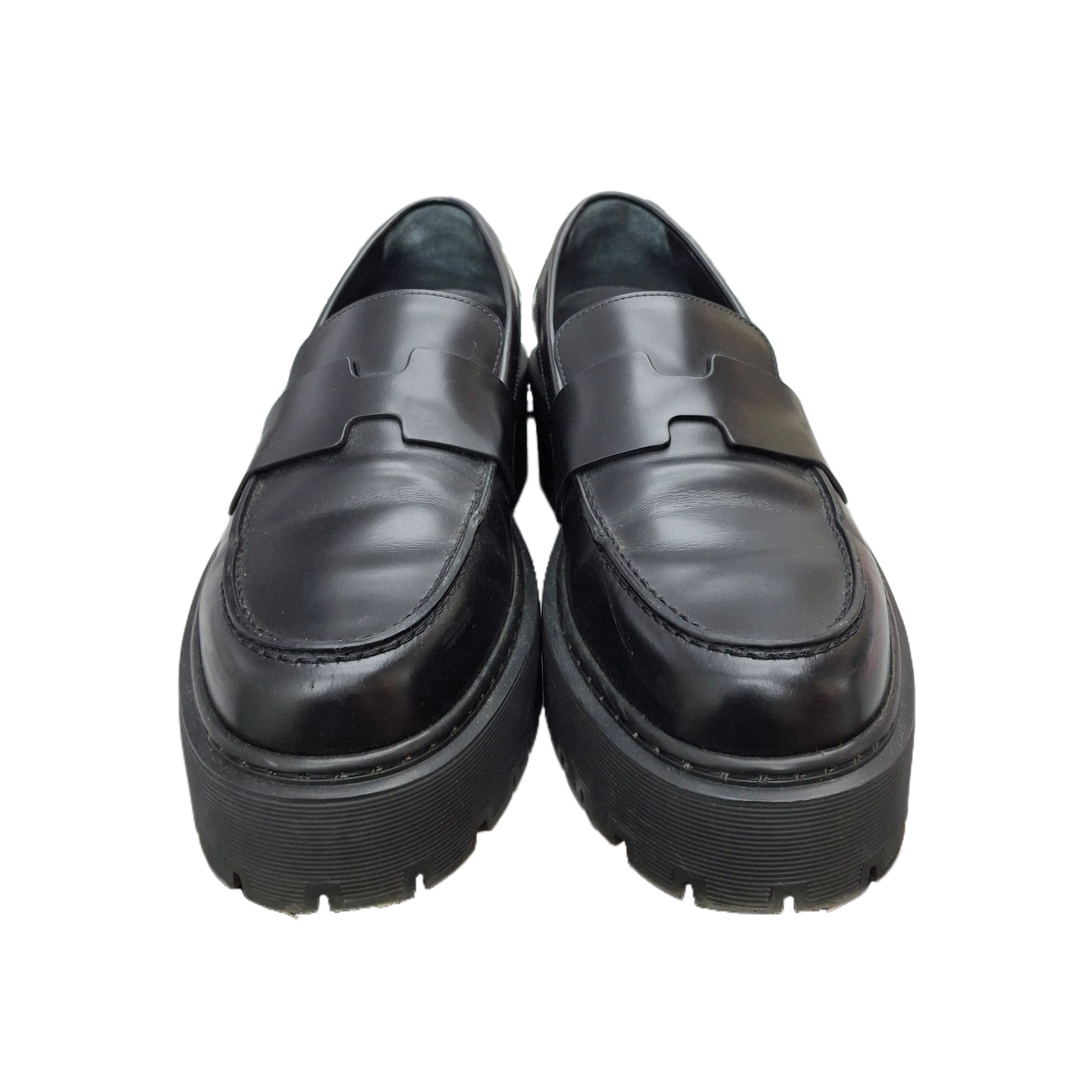 HERMÈS Hitch Loafer (Black) 37.5