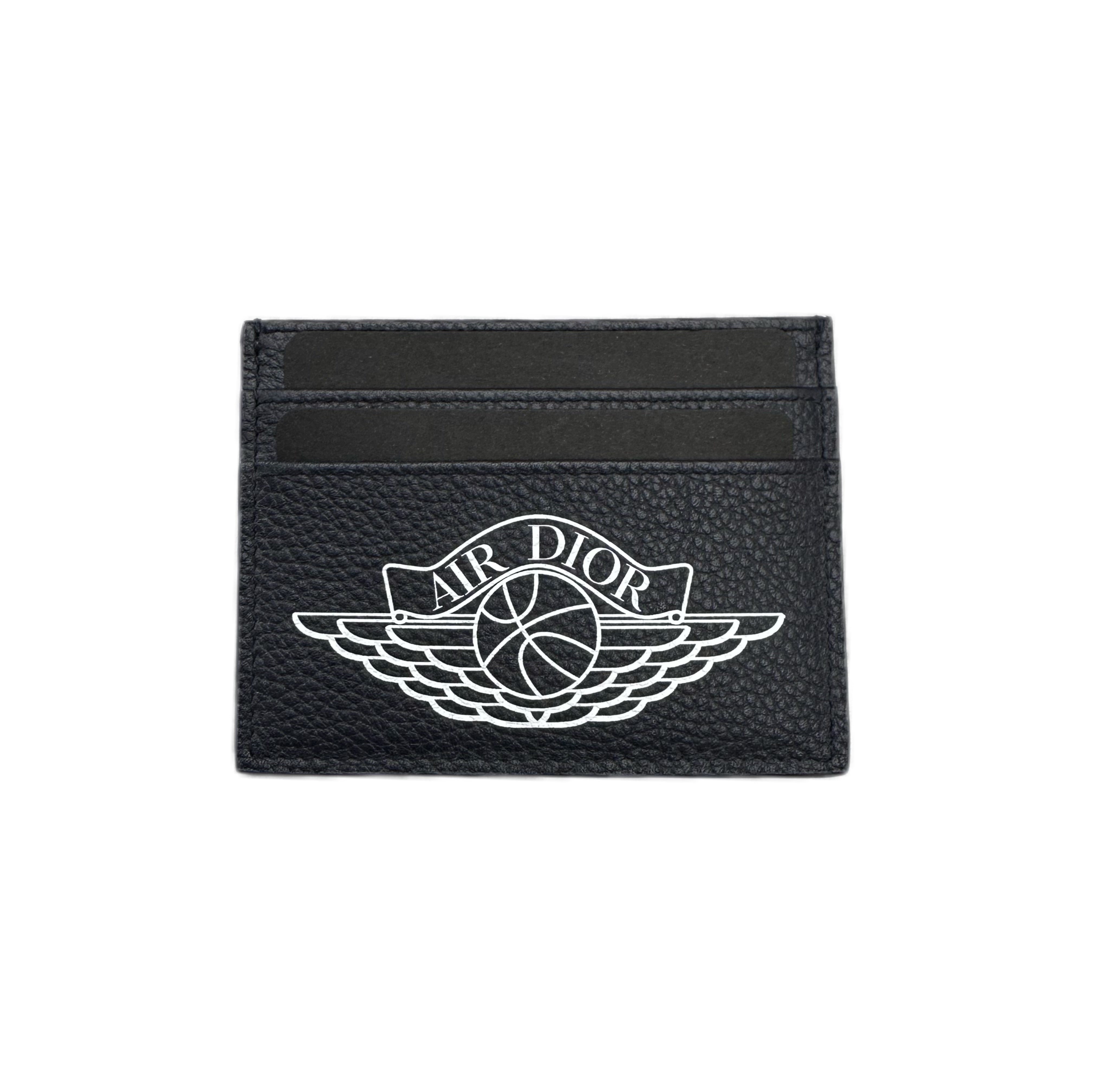 CHRISTIAN DIOR × Nike Jordan 2020 Wings Card Holder (Navy)