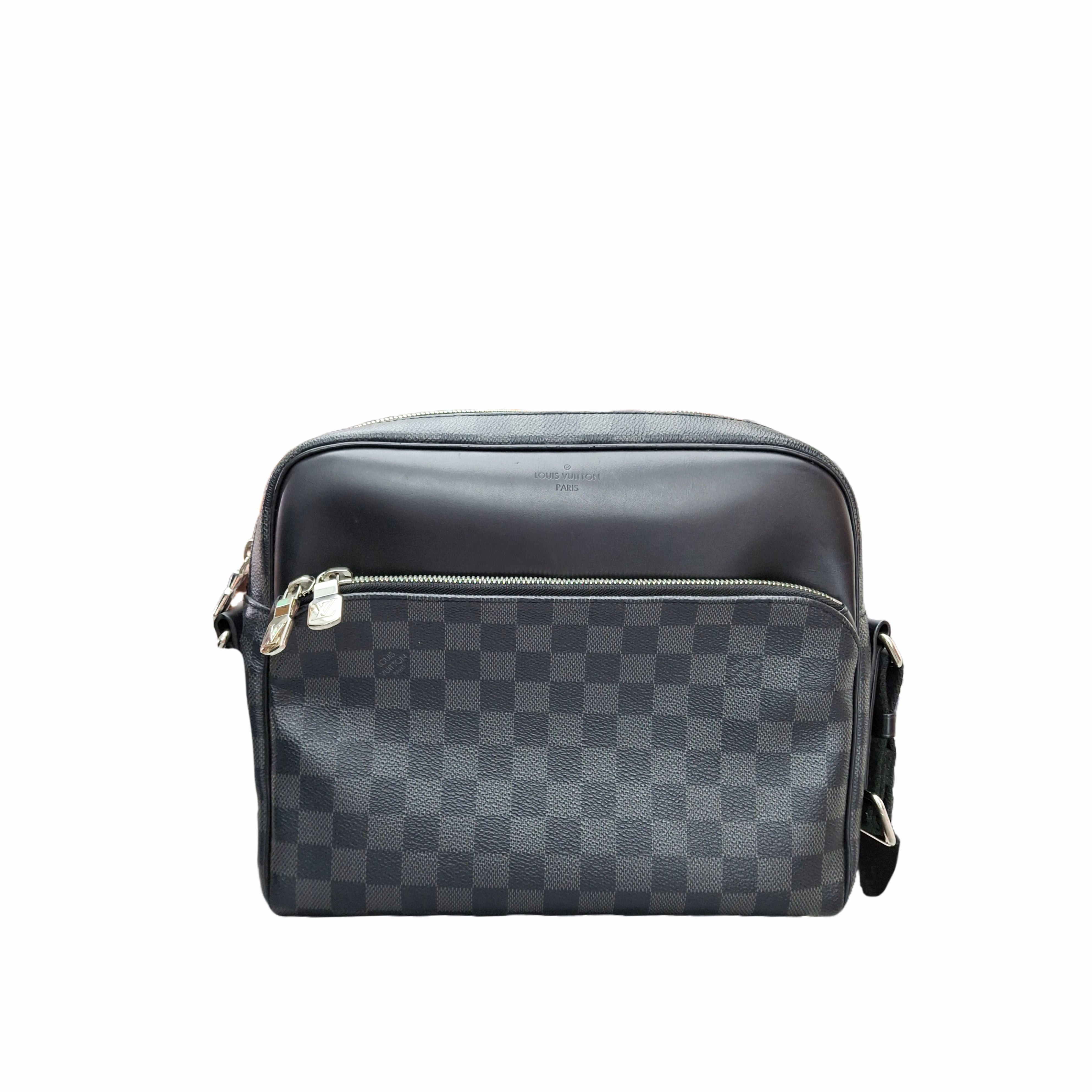 Louis Vuitton Dayton PM Shoulder Bag Damier Graphite (Black)