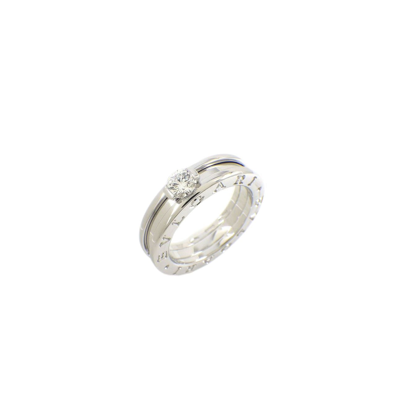 BVLGARI B.zero1 Ring White Gold Size 56