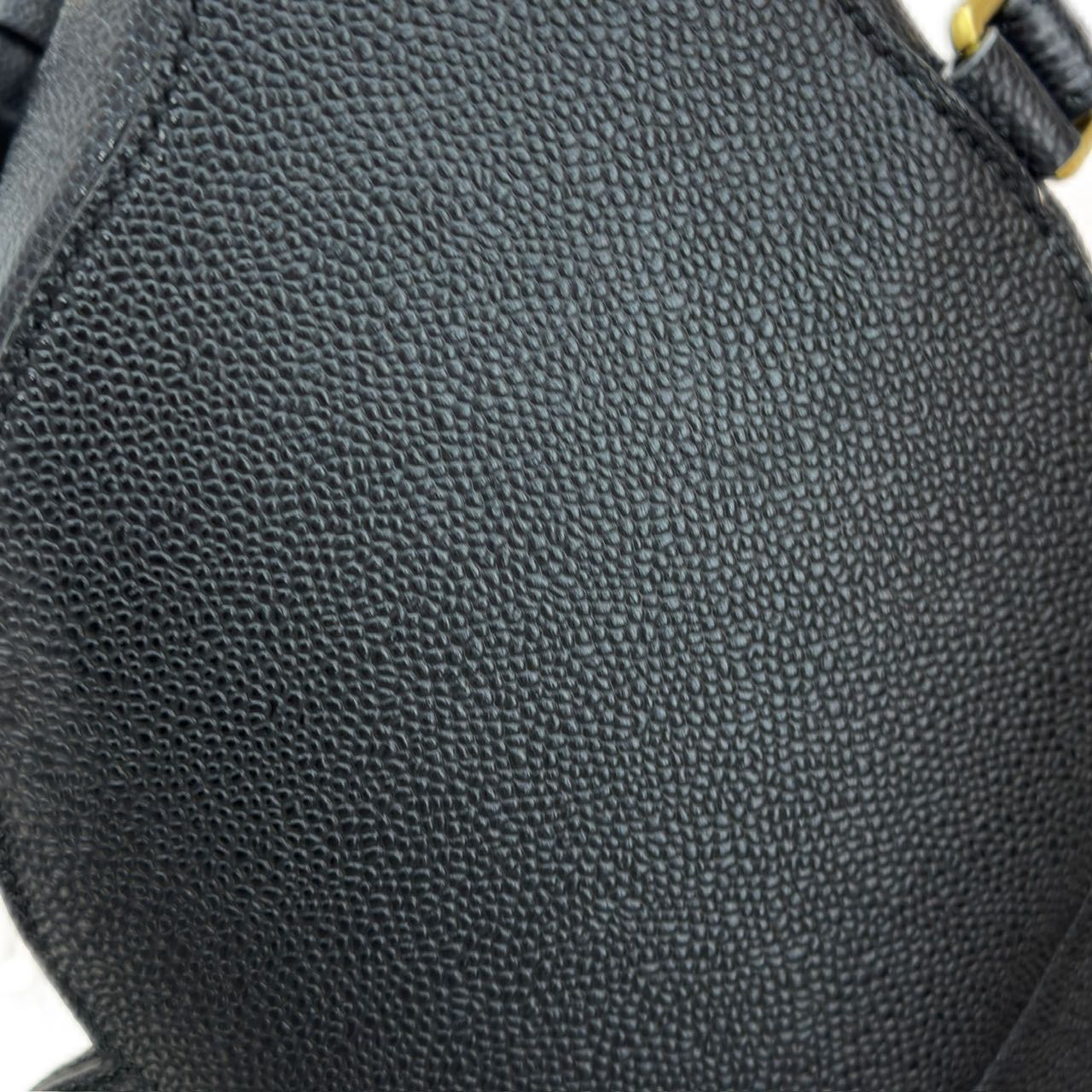 Thom Browne Penguin Bag in Pebble Grain (Black)