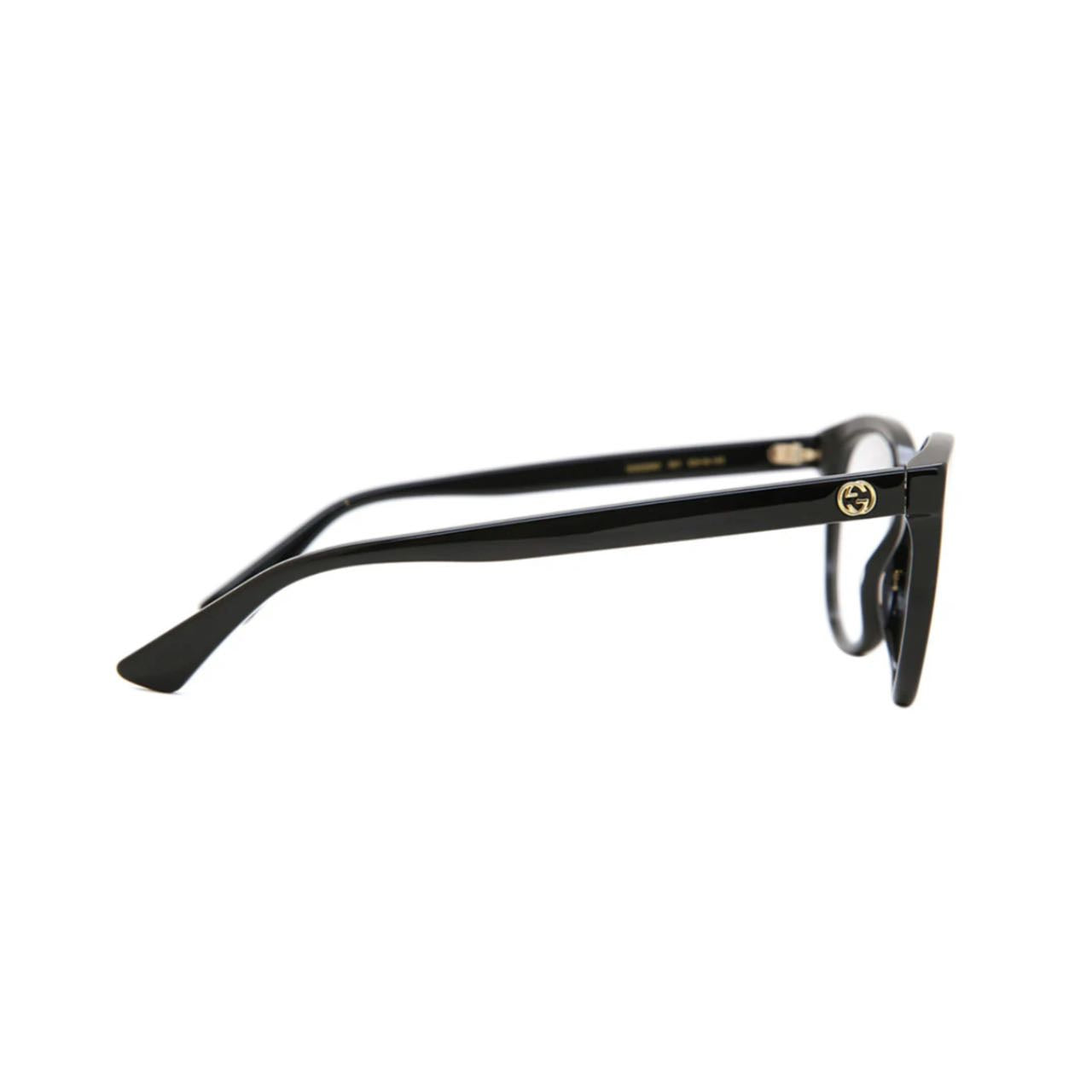 Gucci GG0329O Sunglasses (Black/Clear)