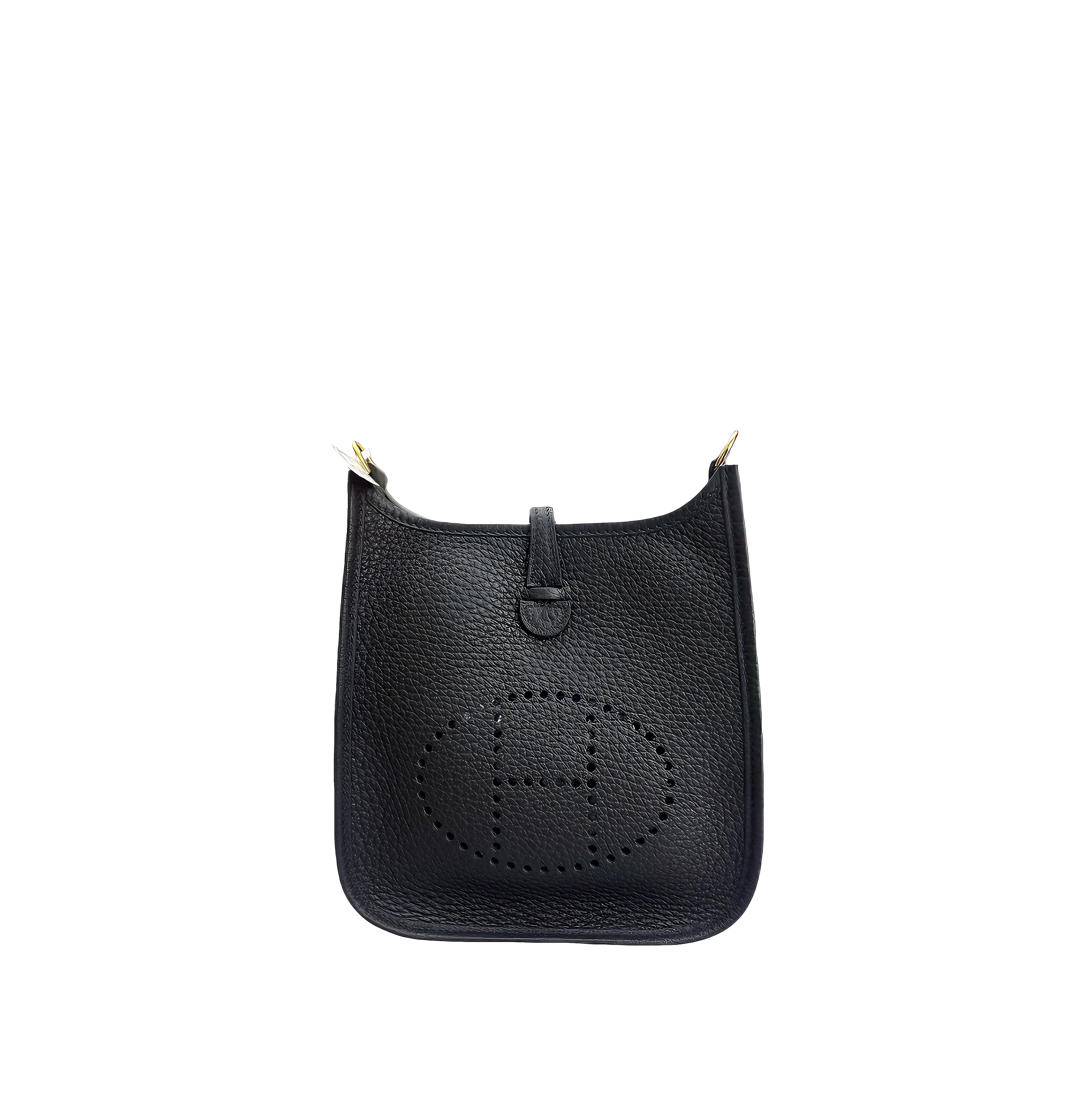 HERMÈS  Mini Evelyn Buckle (Black) U Stamp