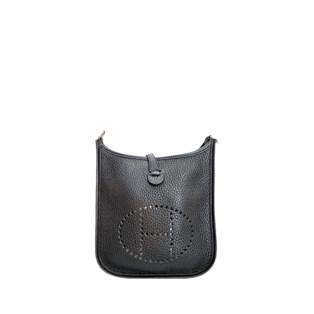 HERMÈS MINI EVELYNE BUCKLE （Black）U Stamp