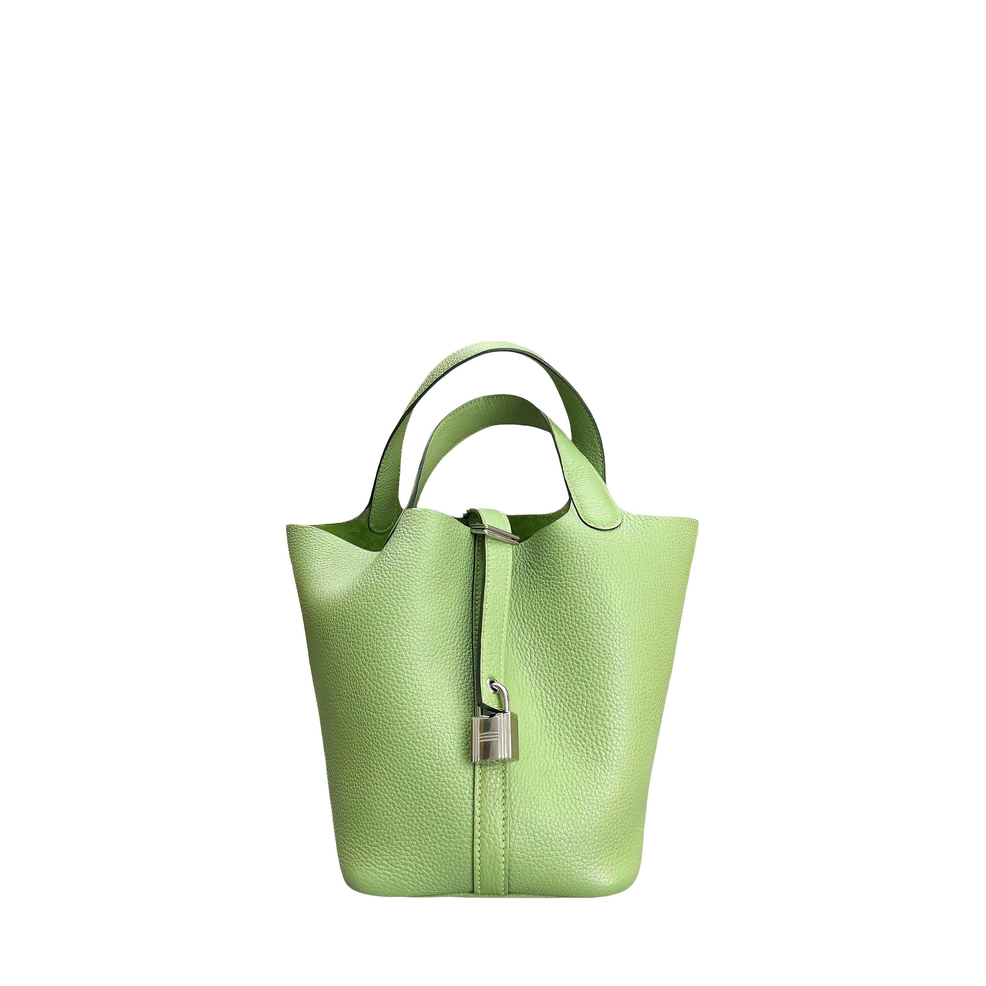 Hermès Picotin Lock 18 Bag Vert Criquet (Green) U stamp