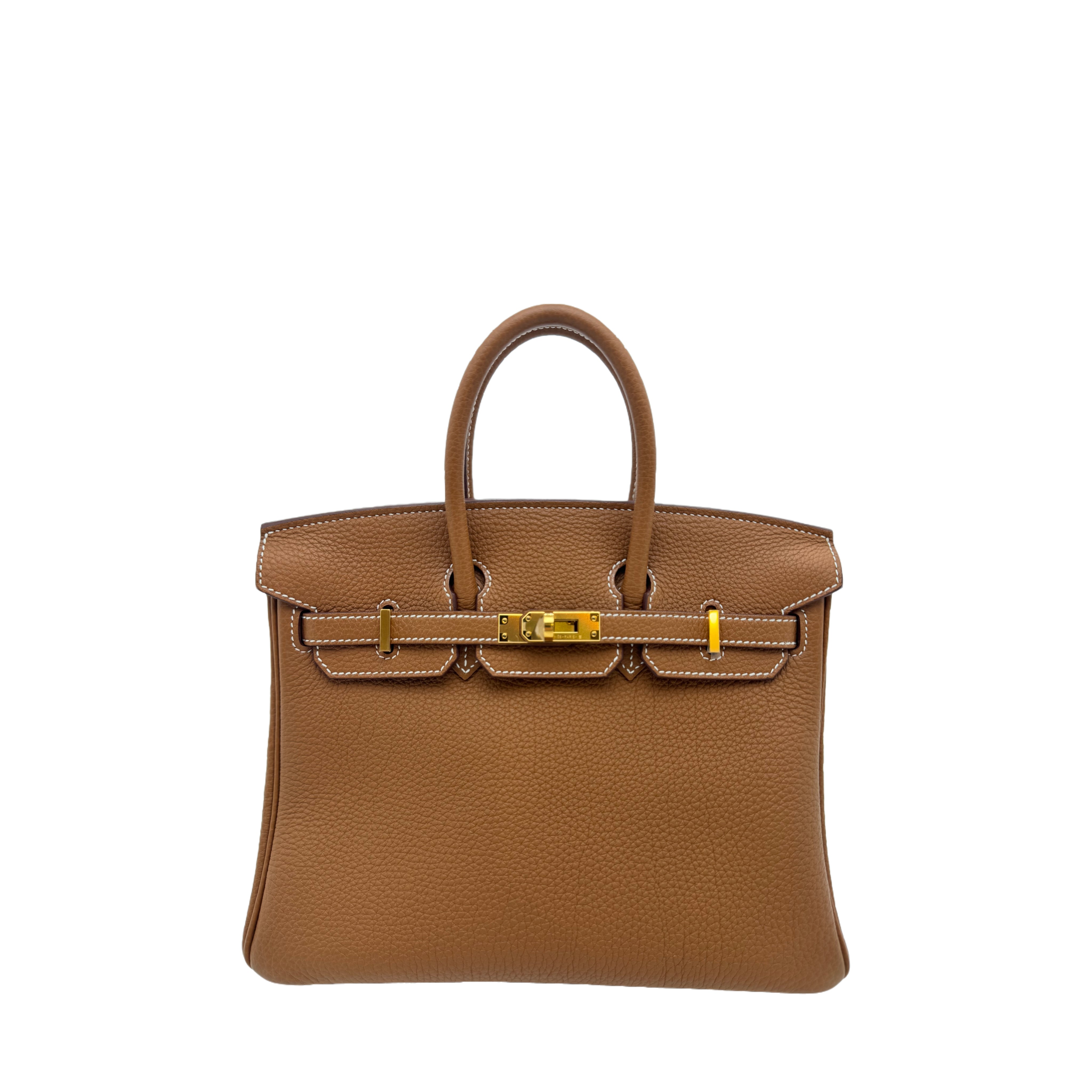 Hermès Birkin 25 Gold Togo Leather GHW W Stamp