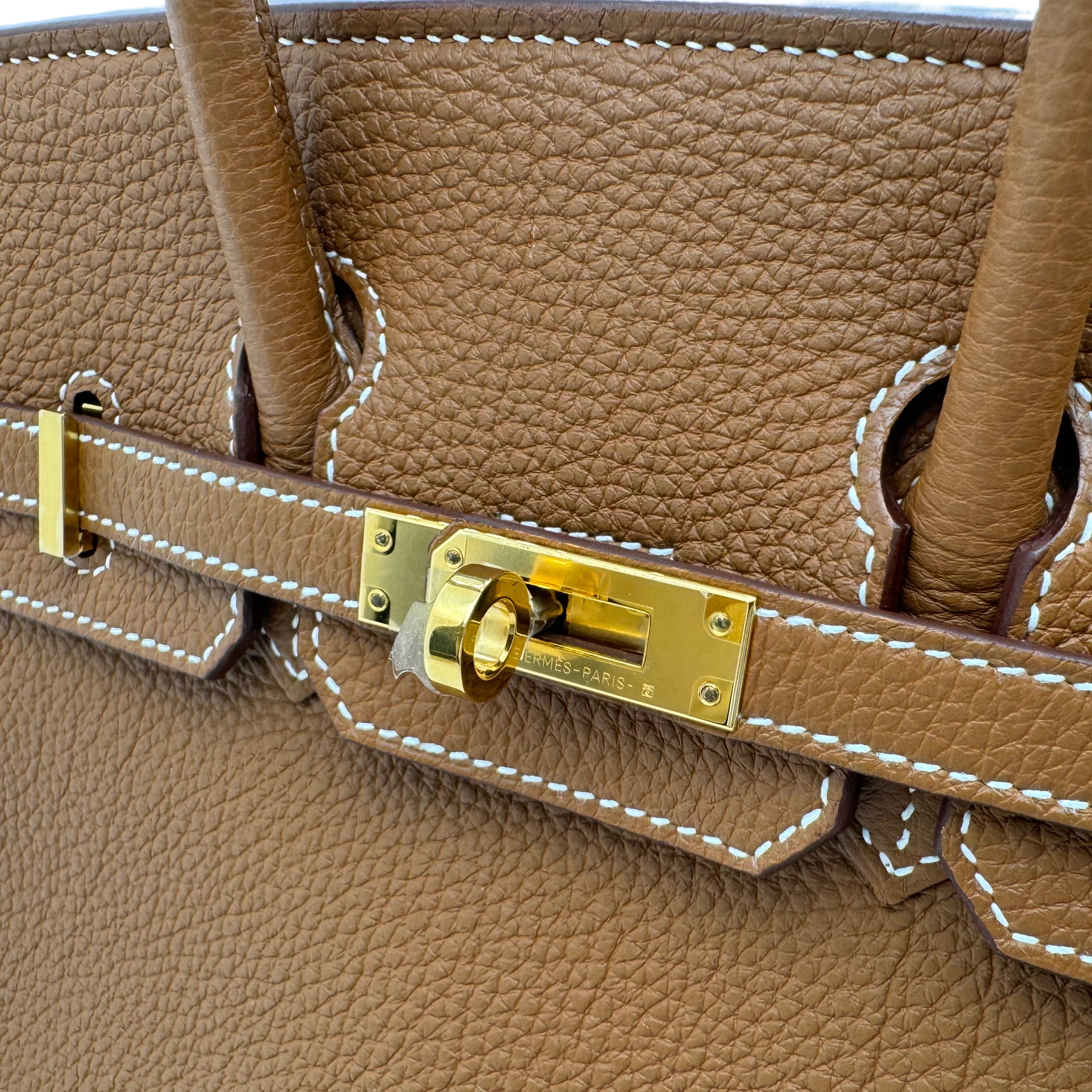 Hermès Birkin 25 Gold Togo Leather GHW W Stamp