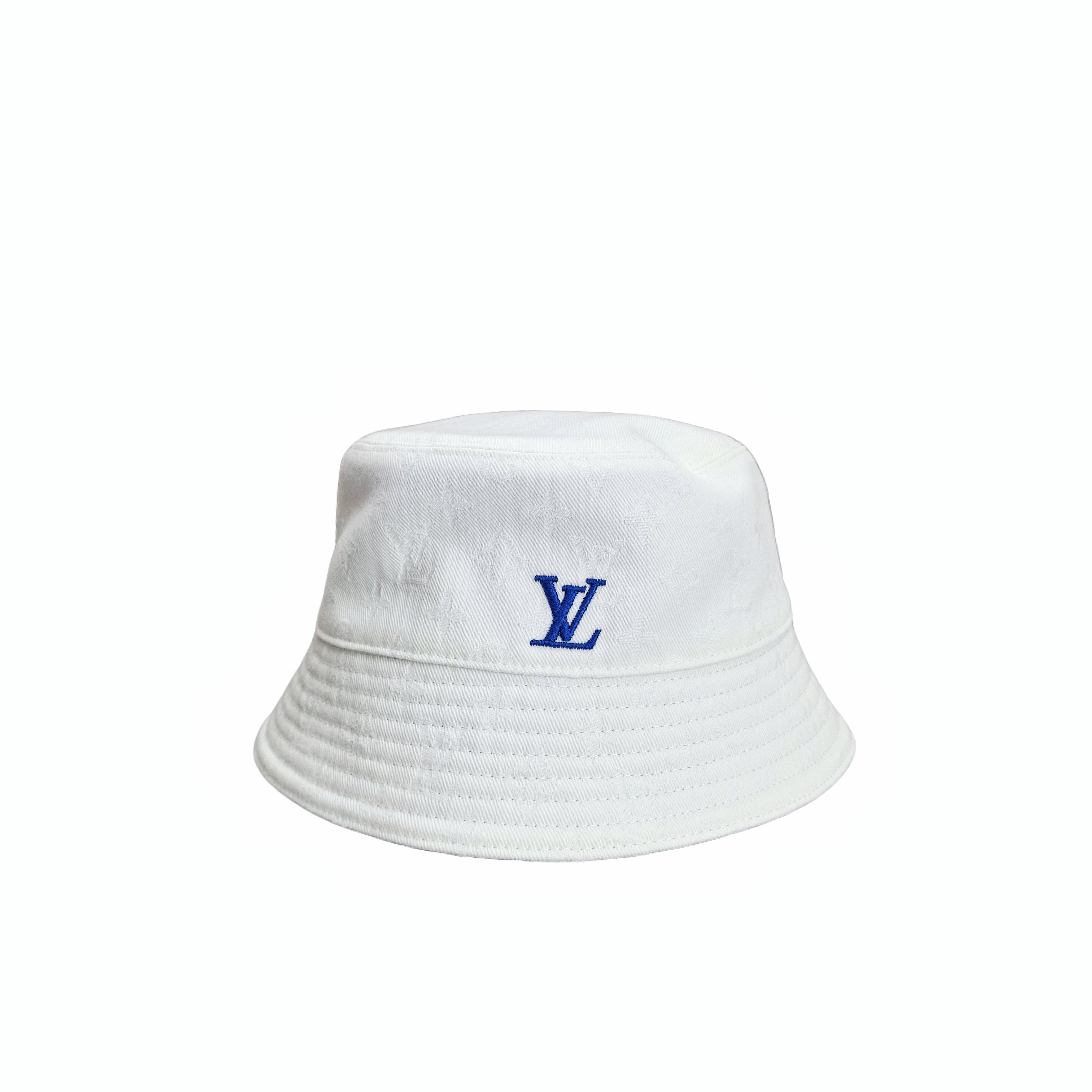 Louis Vuitton Colormania Bucket Hat Bleu (White/ Blue)