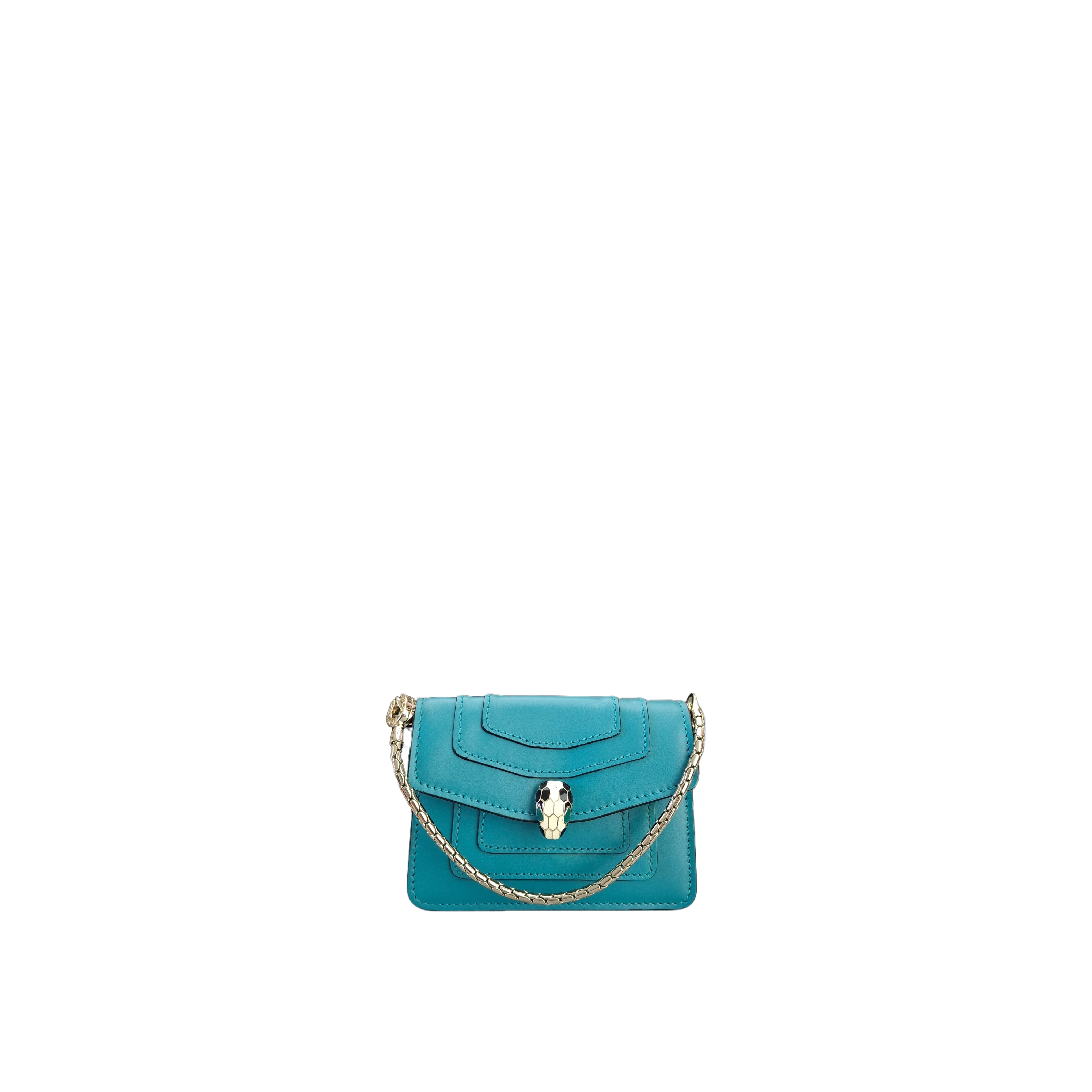 BVLGARI Serpenti Forever Charm wallet (Green)