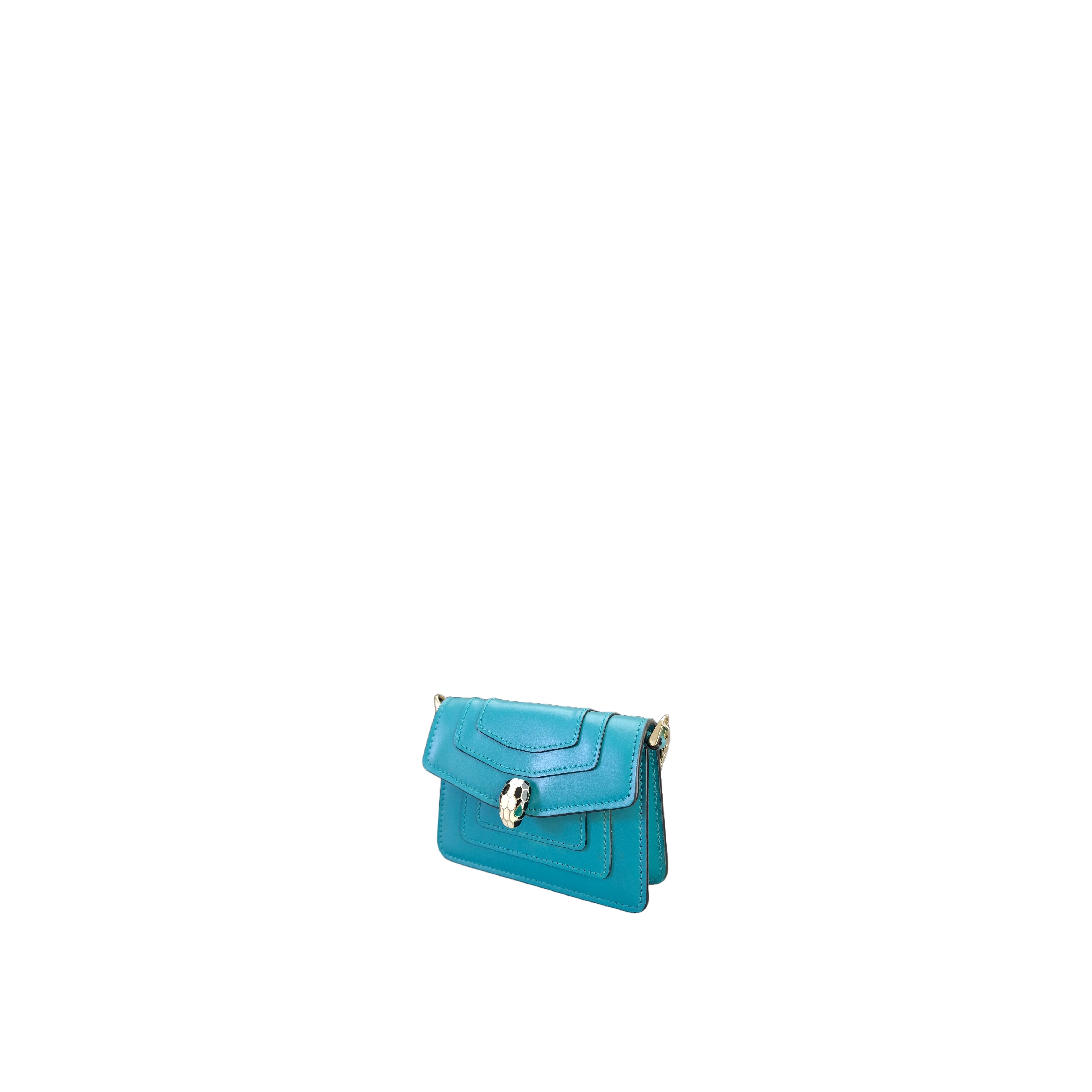 BVLGARI Serpenti Forever Charm wallet (Green)