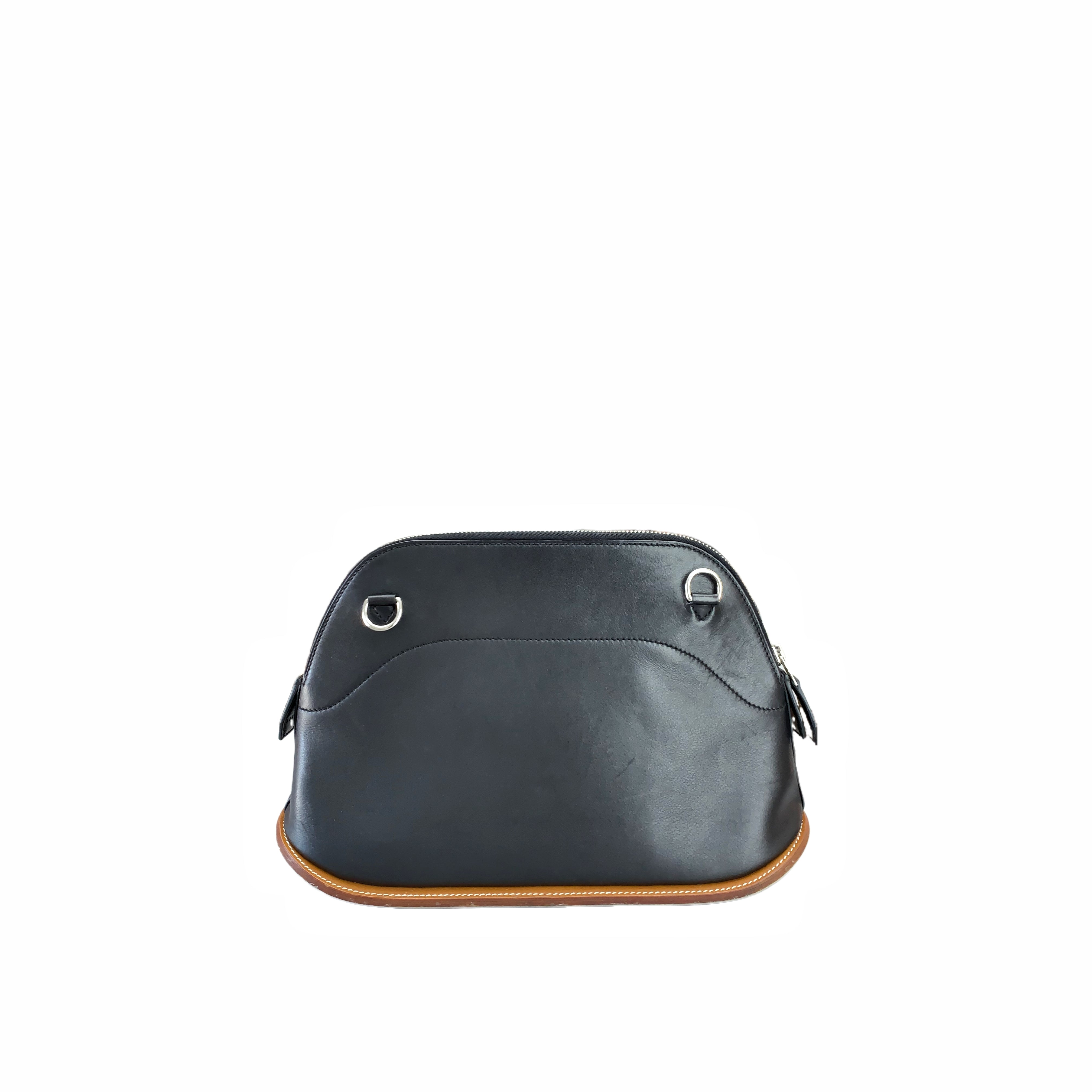 HERMÈS Mini Bolide 31 Skate Evergrain SHW Noir (Black) U Stamp