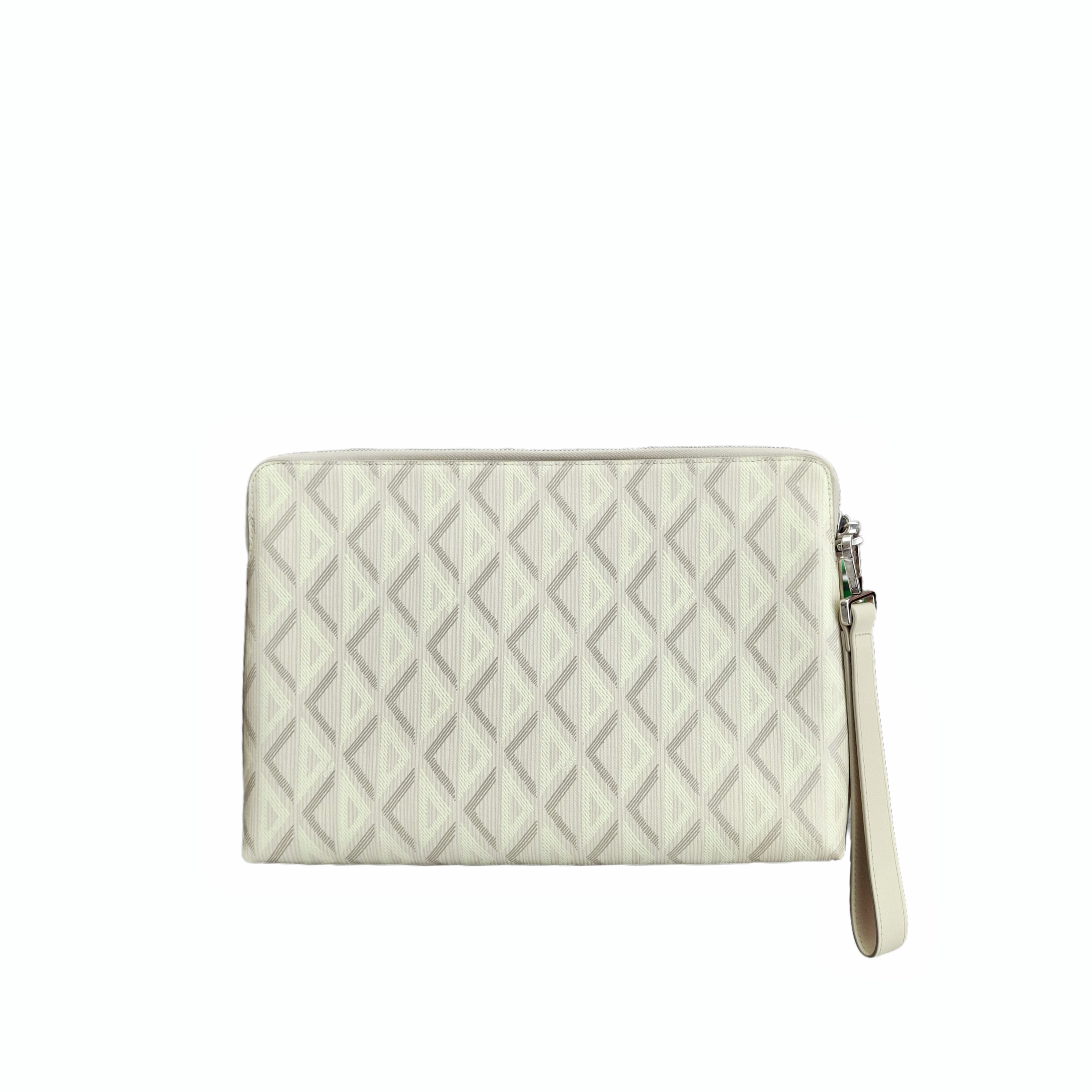 Christian Dior A5 Triangle Pouch (Beige)