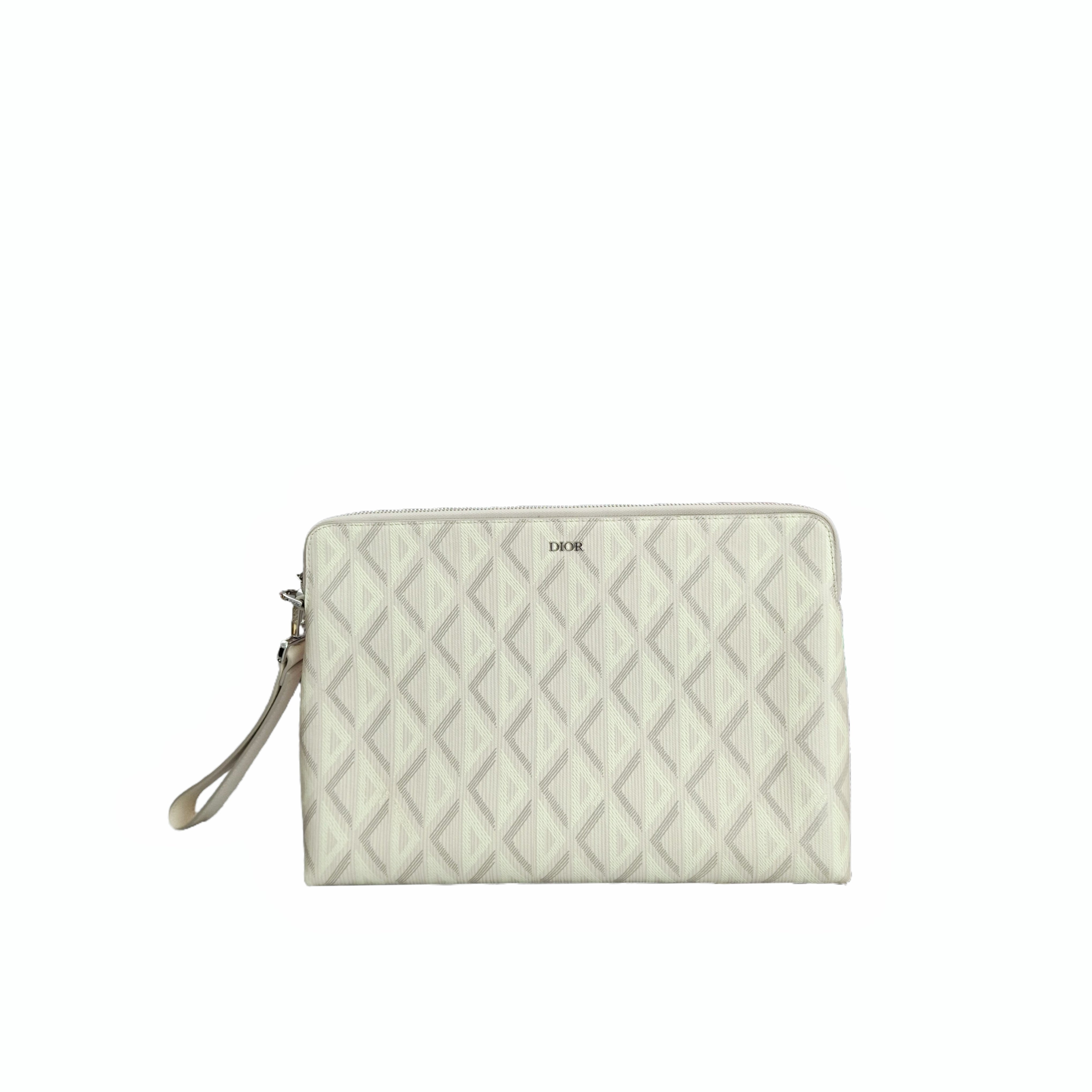 Christian Dior A5 Triangle Pouch (Beige)