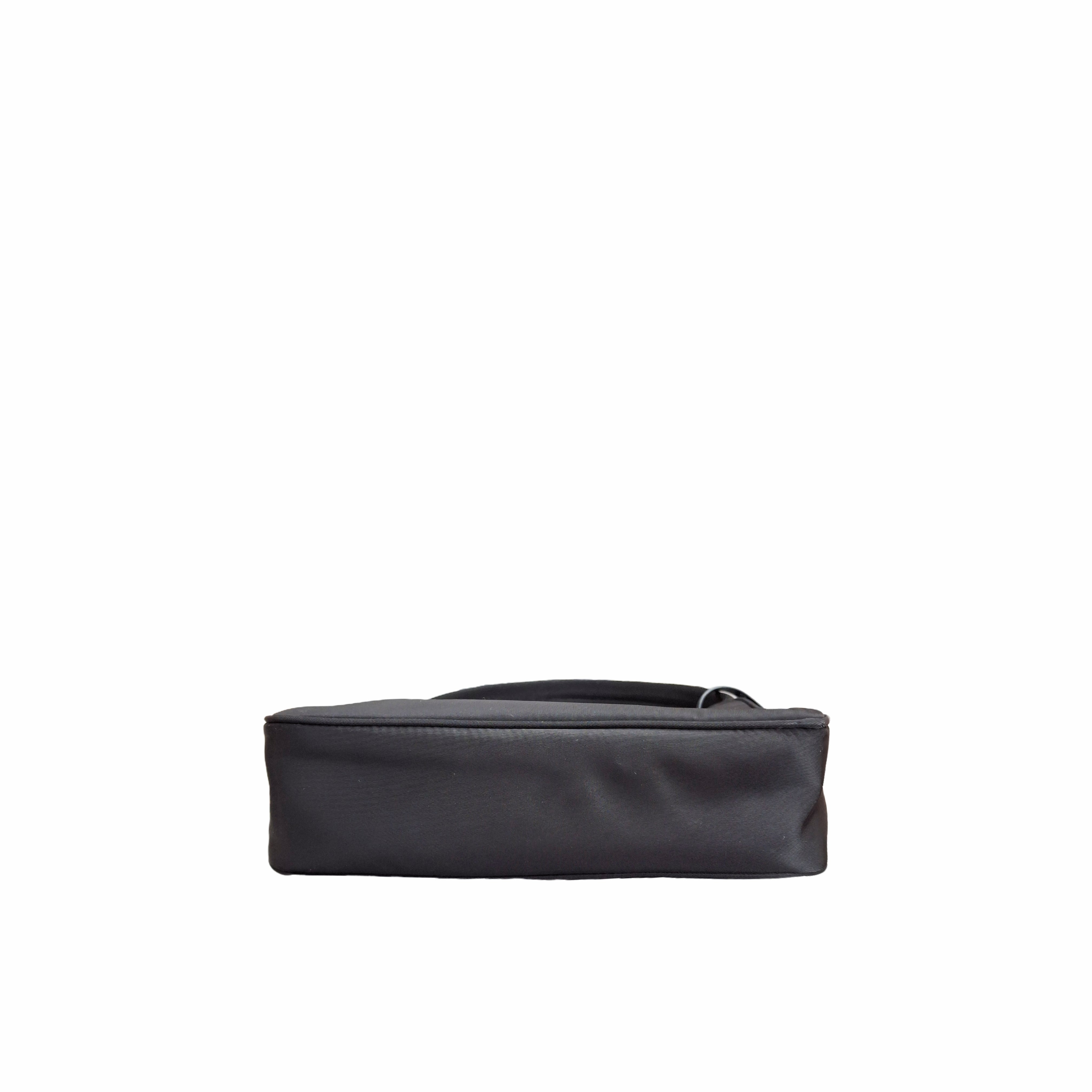 Prada mini tessuto shoulder Nylon Bag (Black)