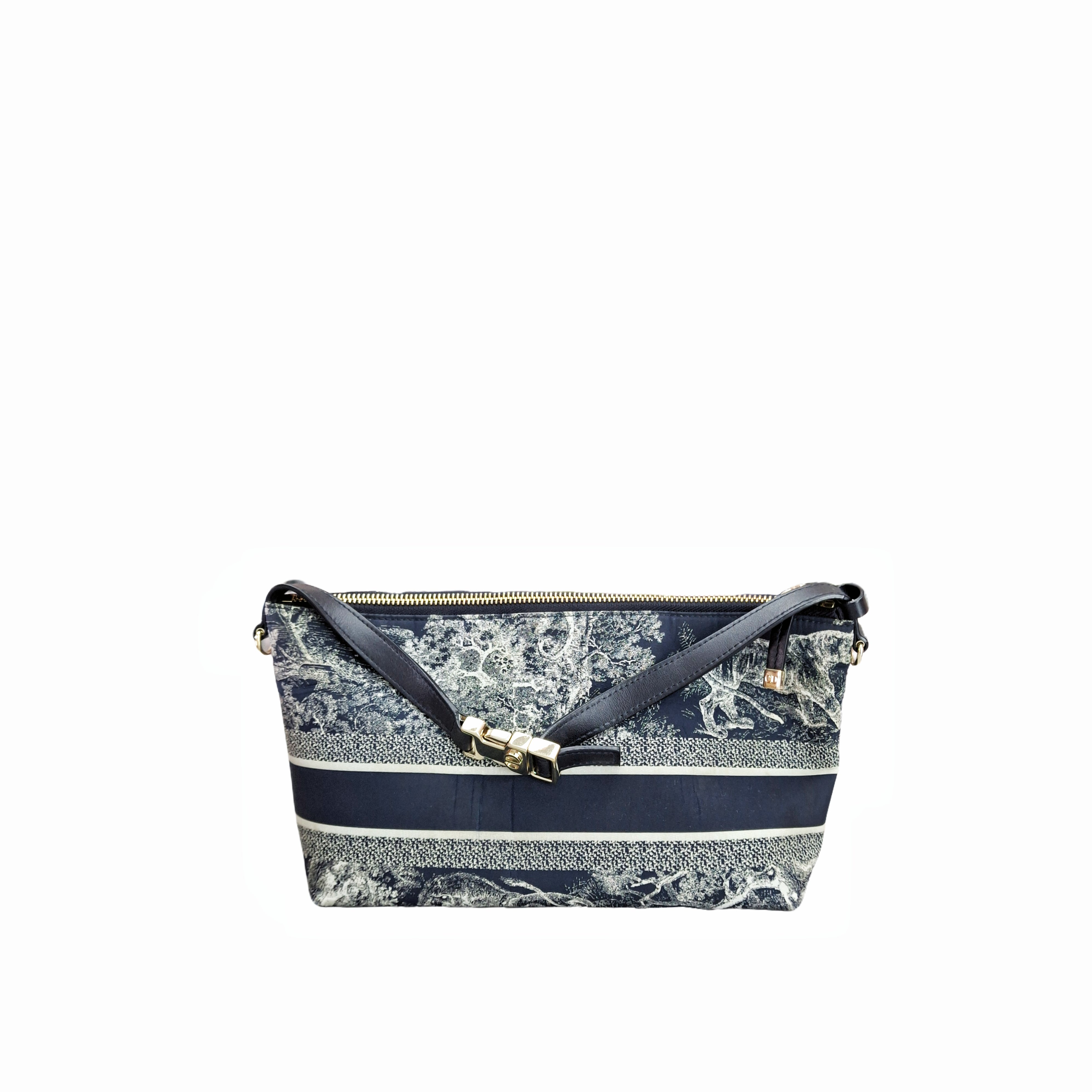 CHRISTIAN DIOR Medium DiorTravel Nomad Pouch (Blue)