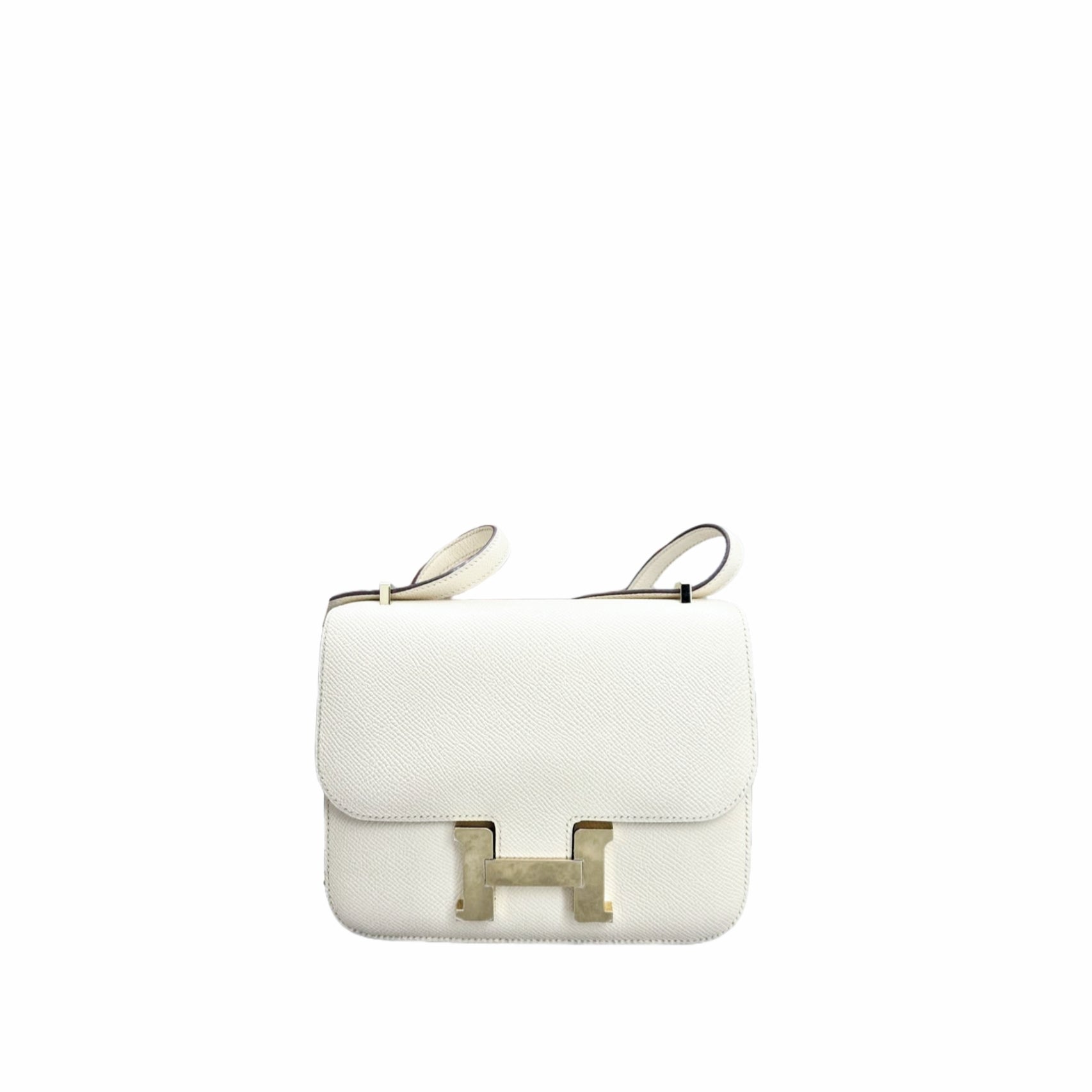 Hermès Constance III Mini Bag GHW Craie (Nata Cream) B Stamp, nearly new