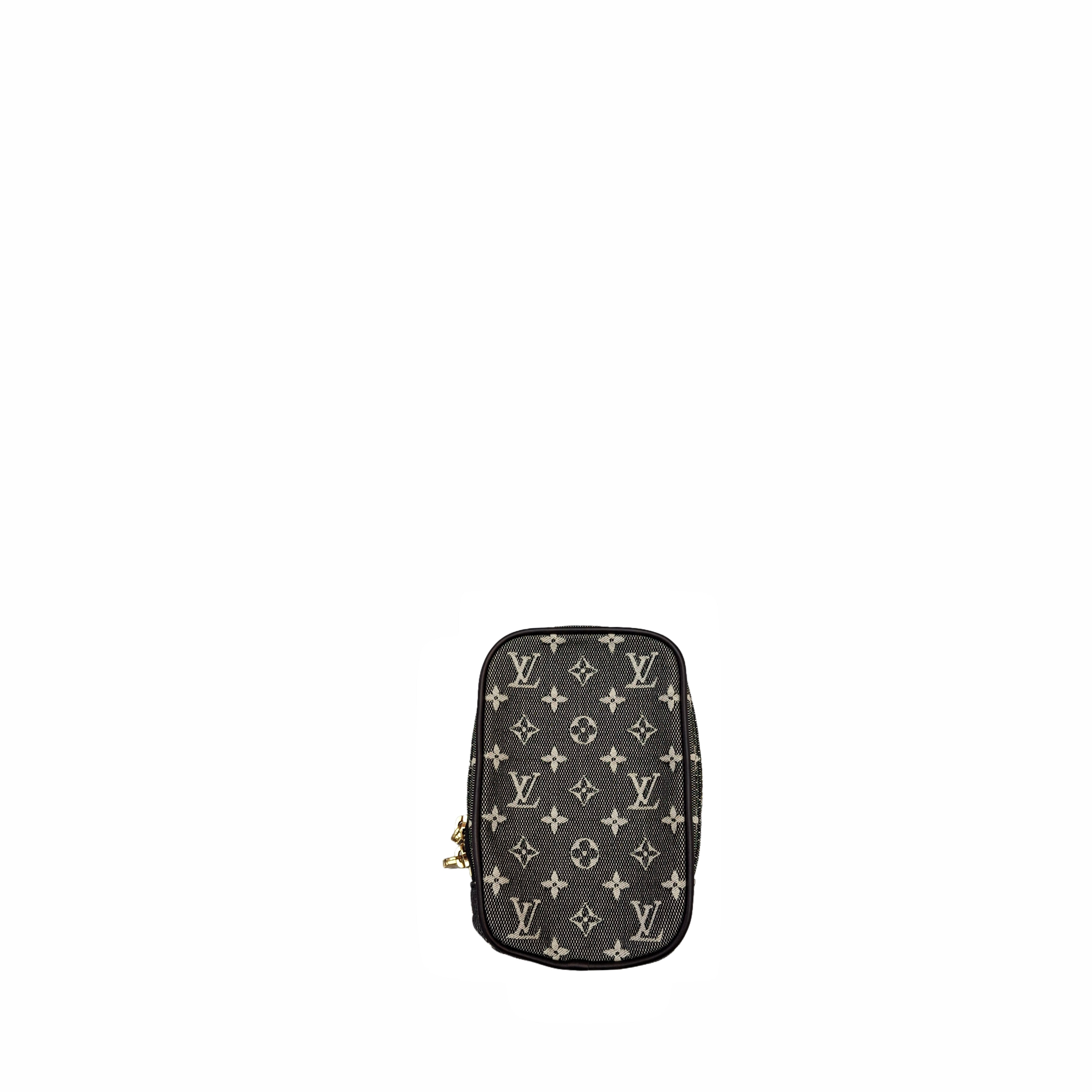 Louis Vuitton Monogram Mini Pochette Camera Bag (Black)