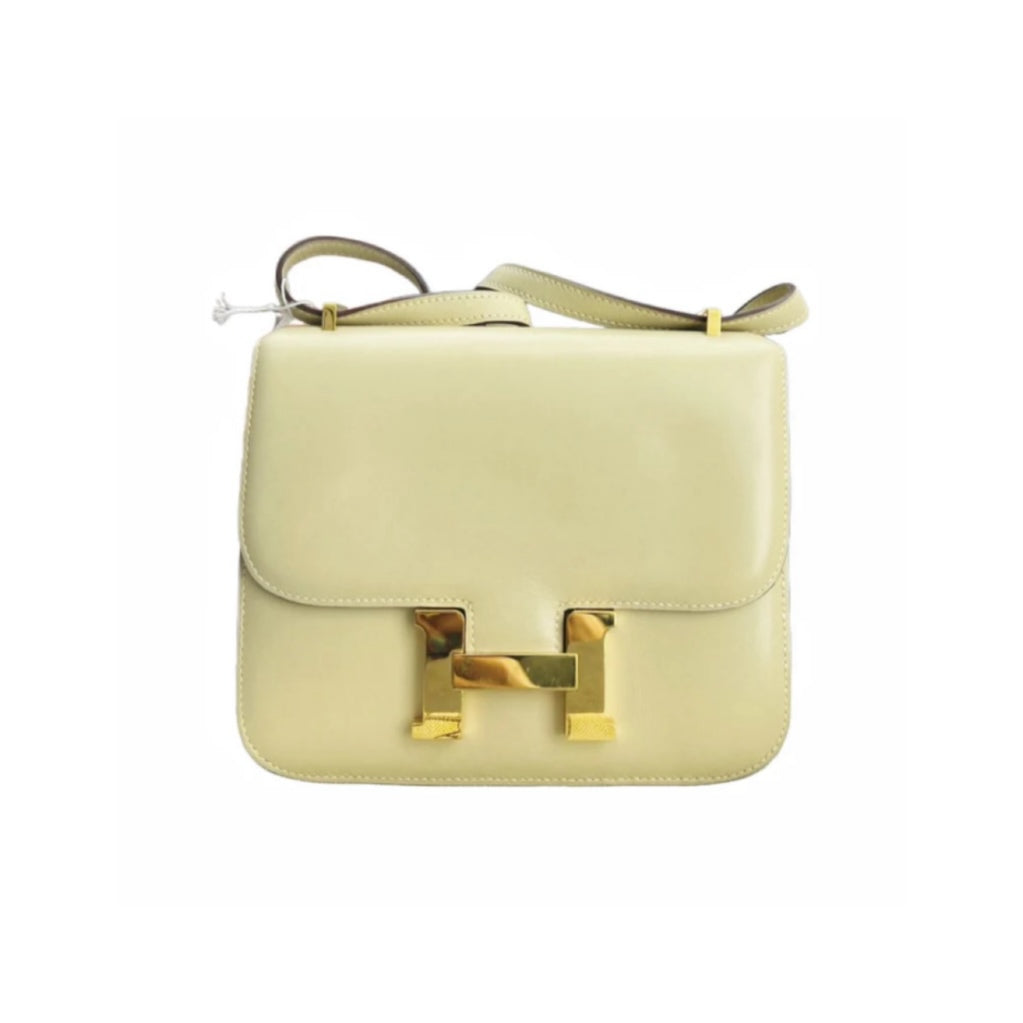 Hermès Constance III Mini Bag GHW Vanille (Beige Vanilla) Square M Stamp