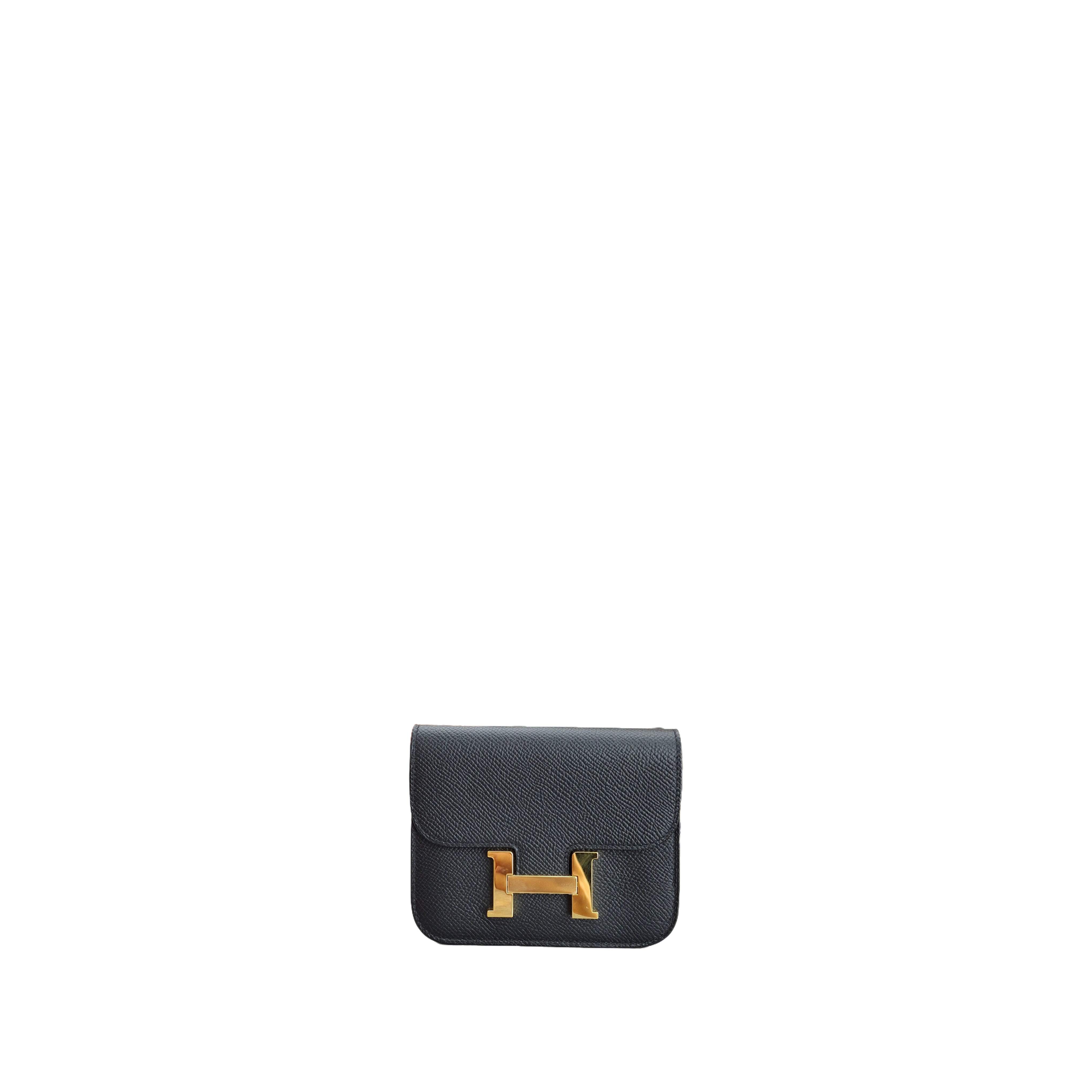 Hermes Constance slim black& gold new