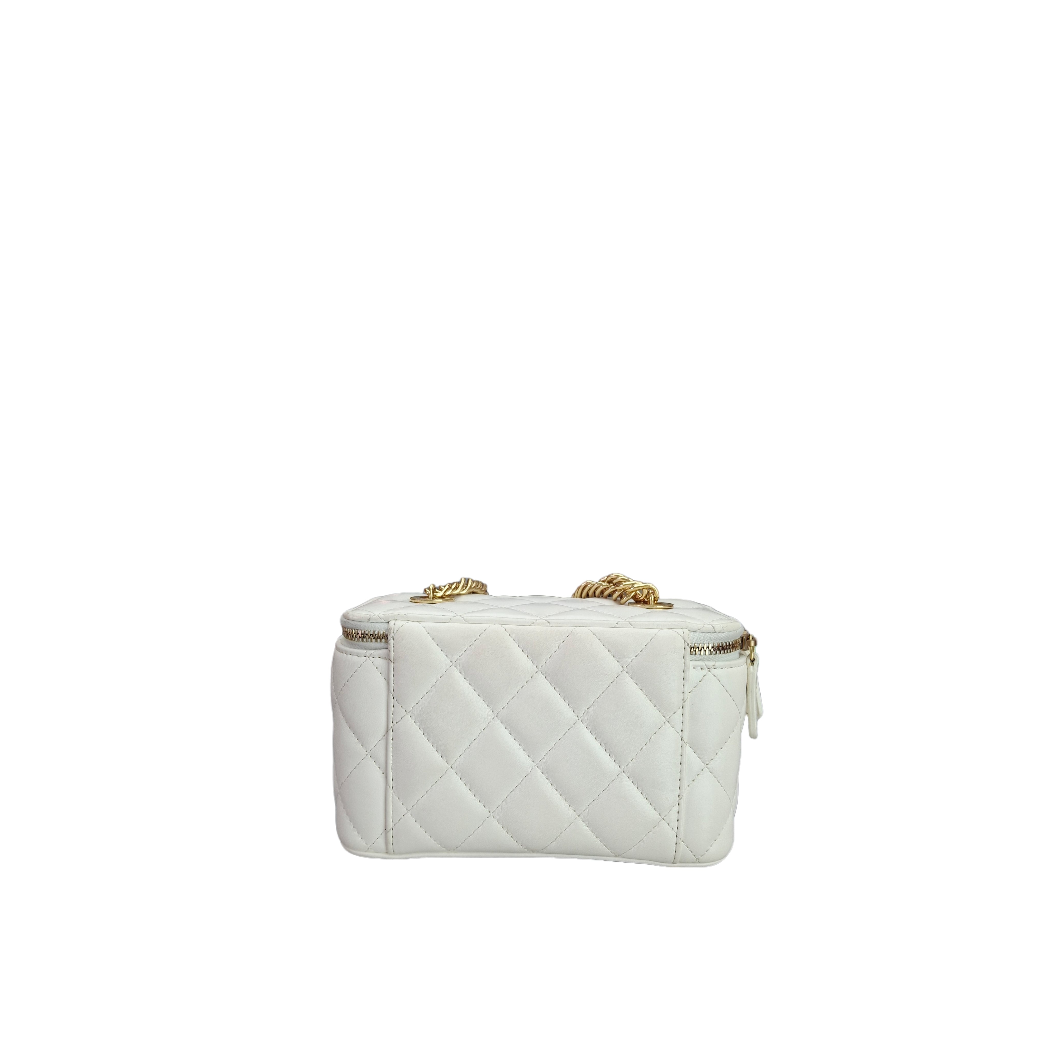 chanel vanity white