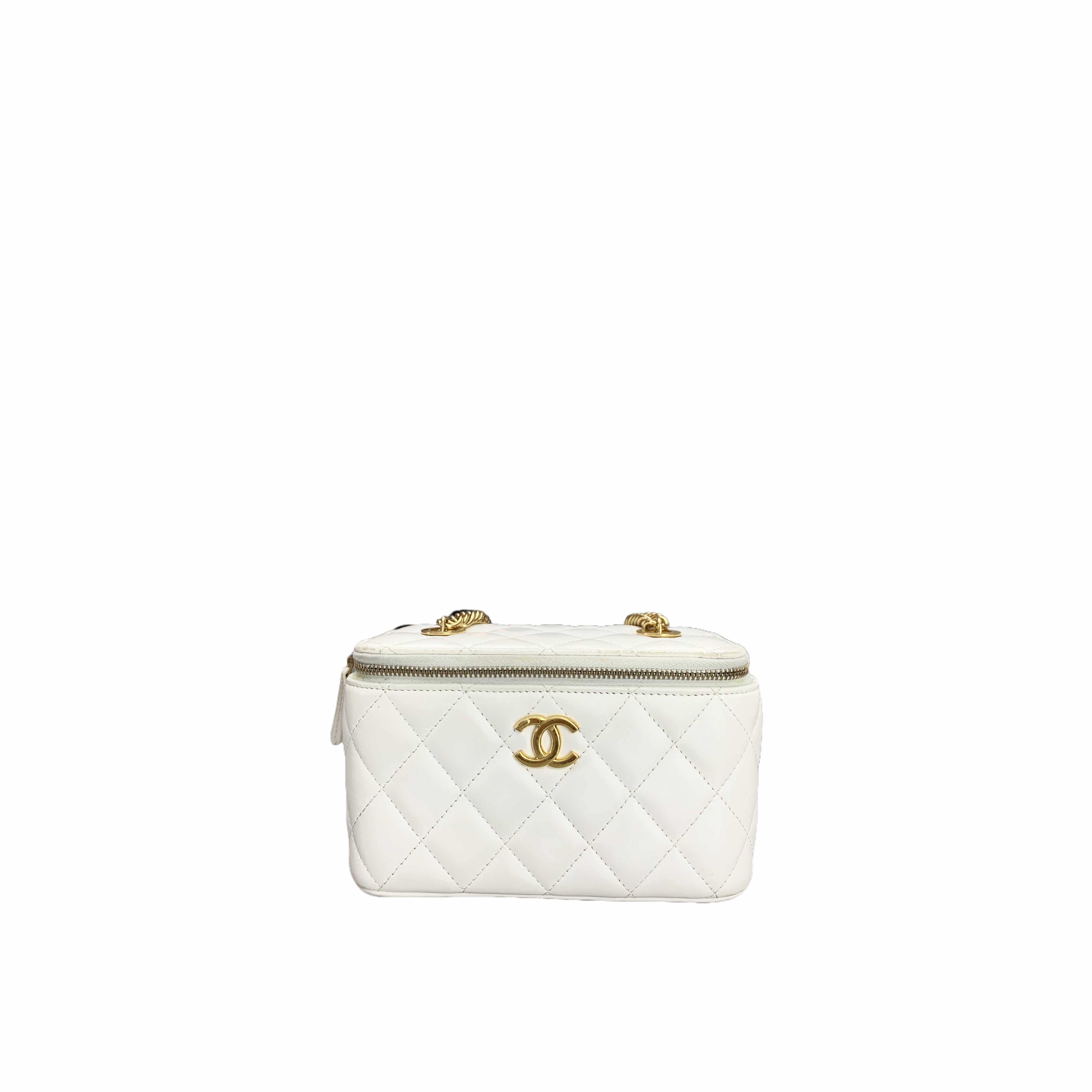 chanel vanity white