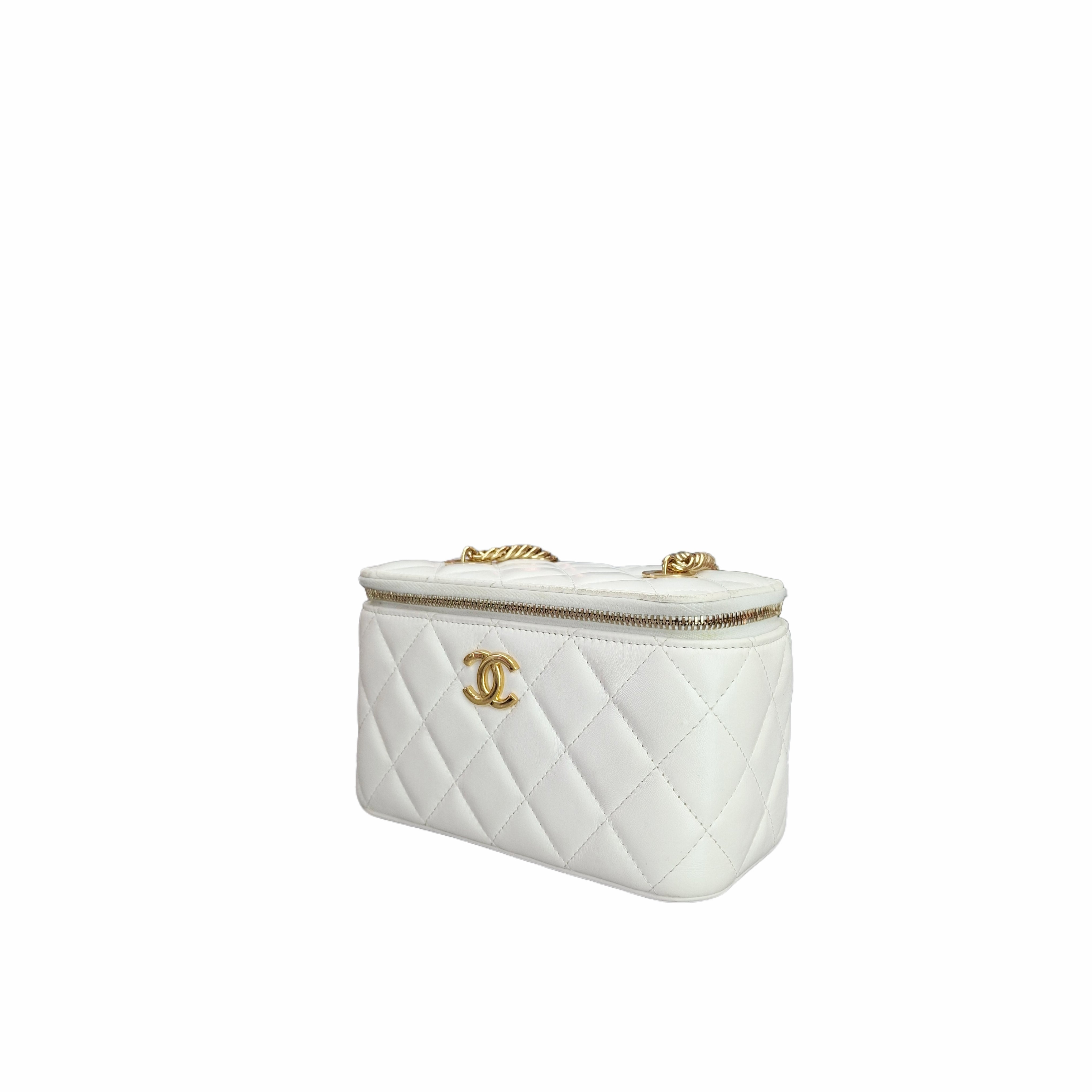 chanel vanity white