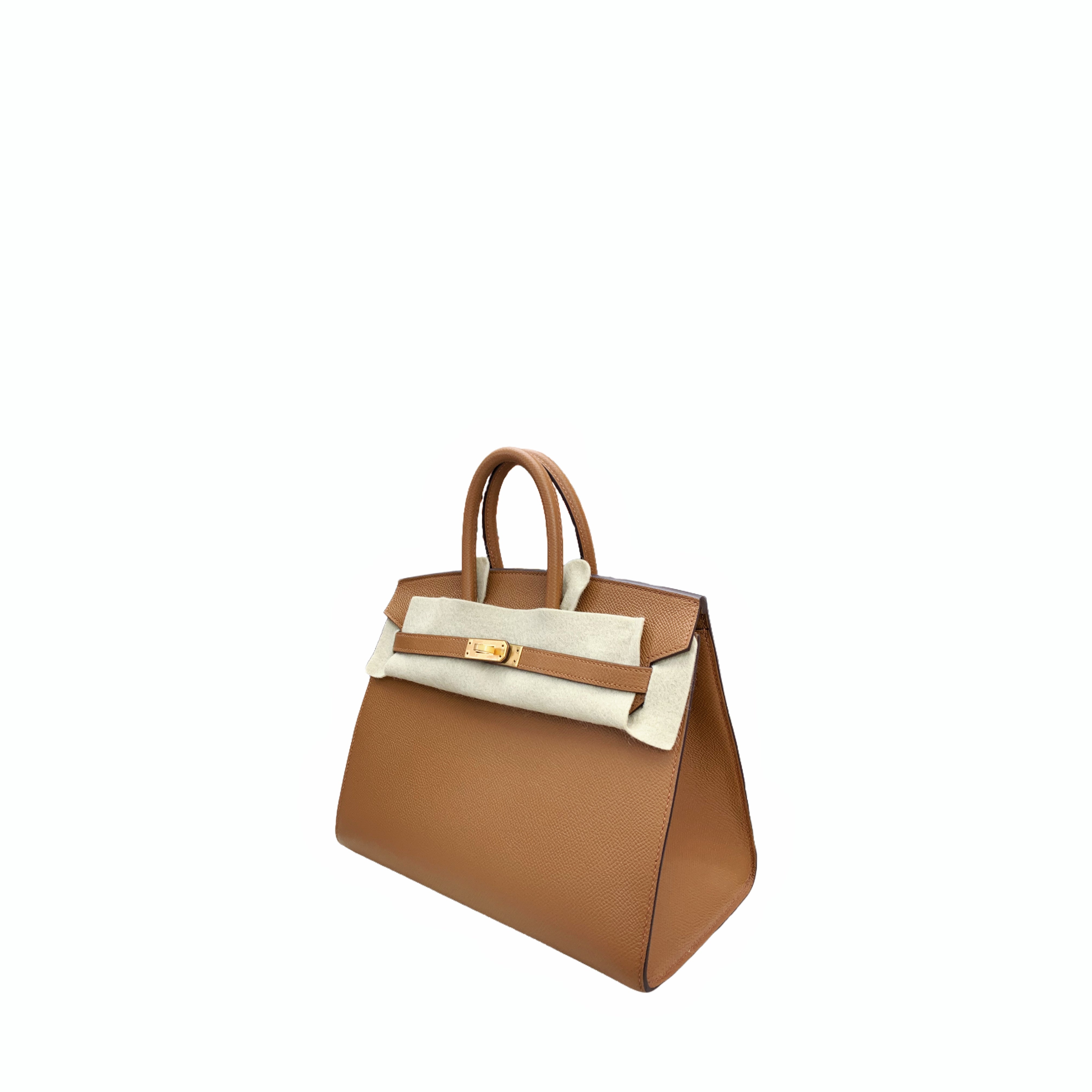 Hermès Birkin 25 Gold Epsom Leather GHW Horseshoes Z Stamp