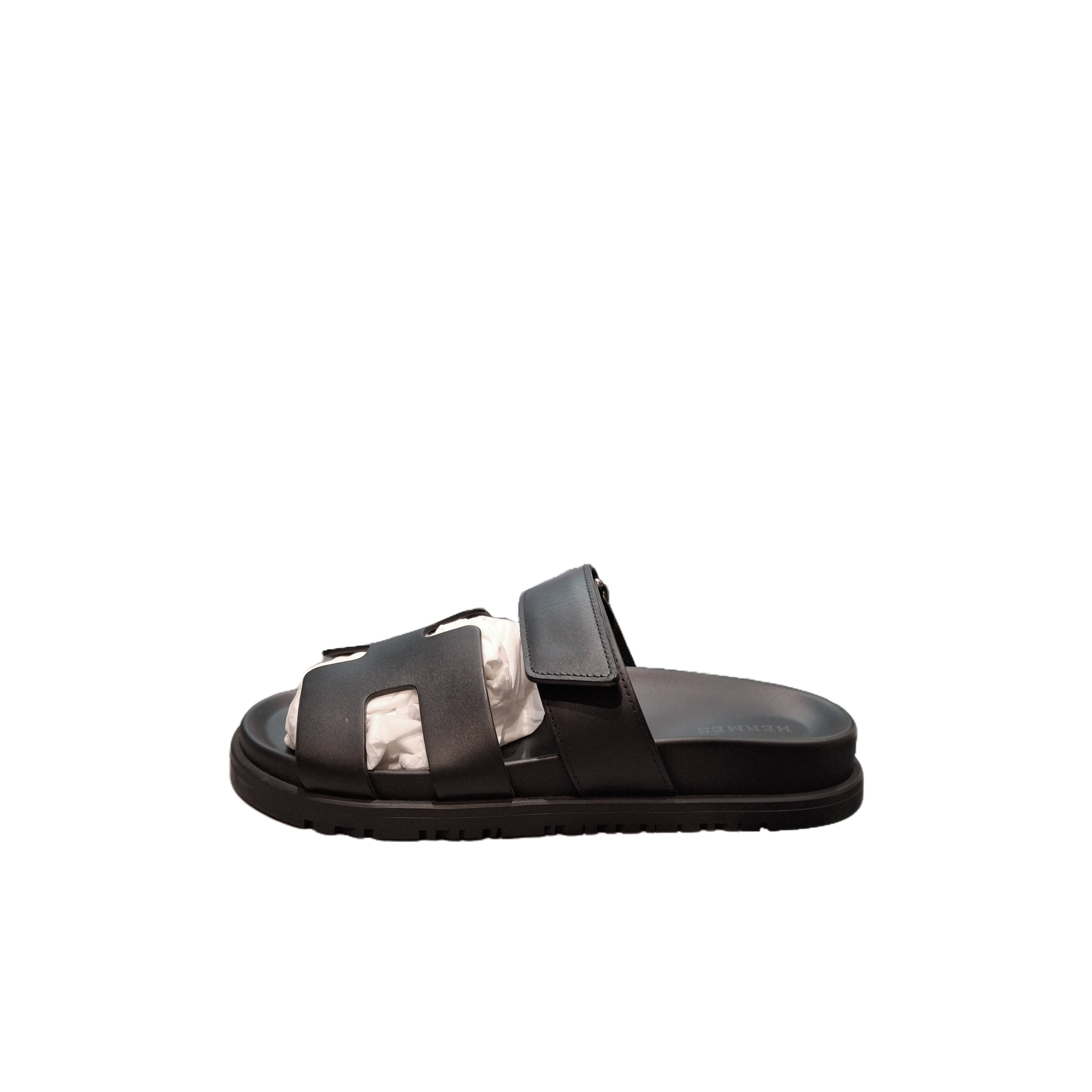 HERMÈS Chypre sandal (Black) 35